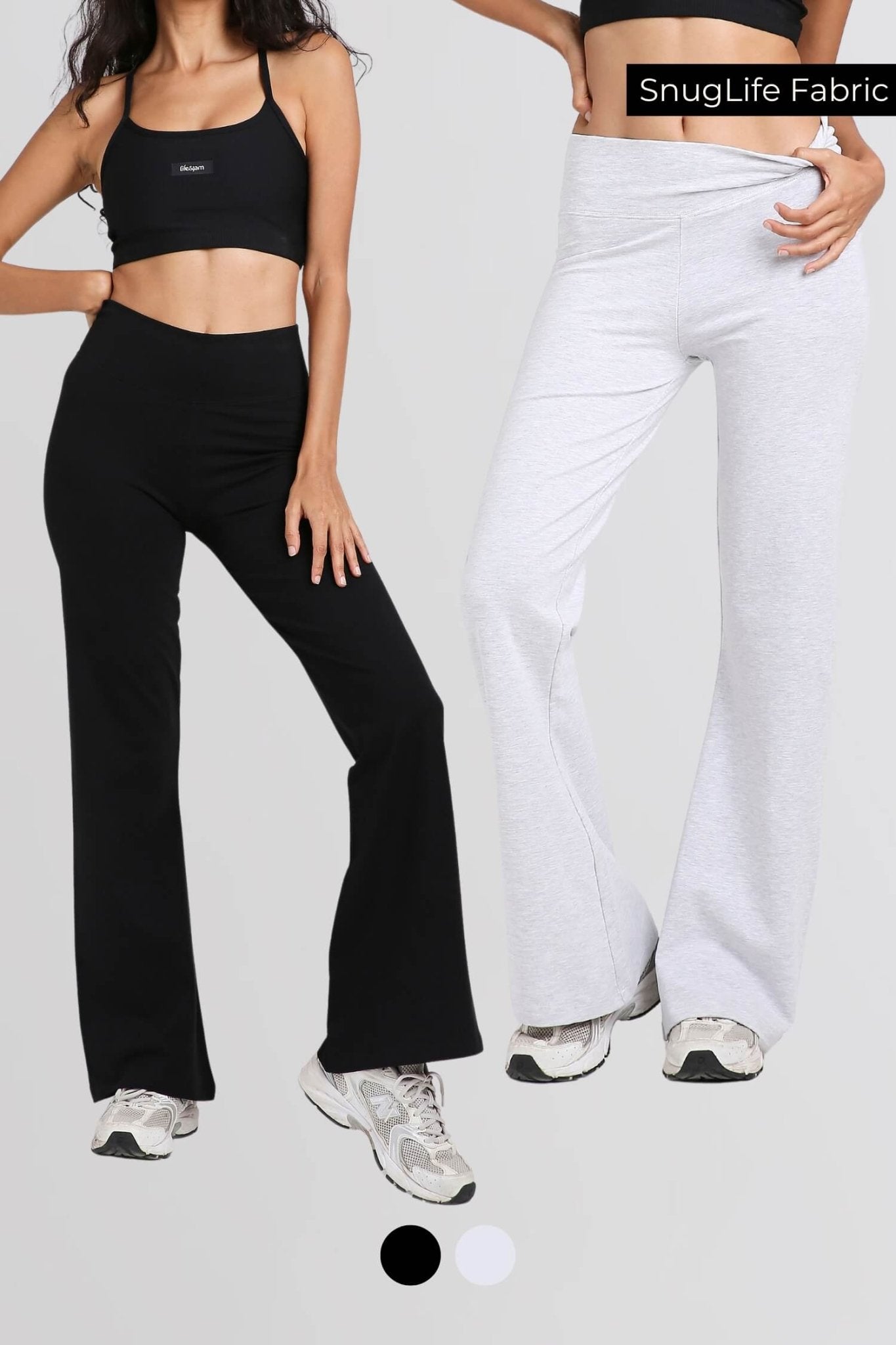 2 Pack: Chill Flares in True Black & Greystone - Life & Jam