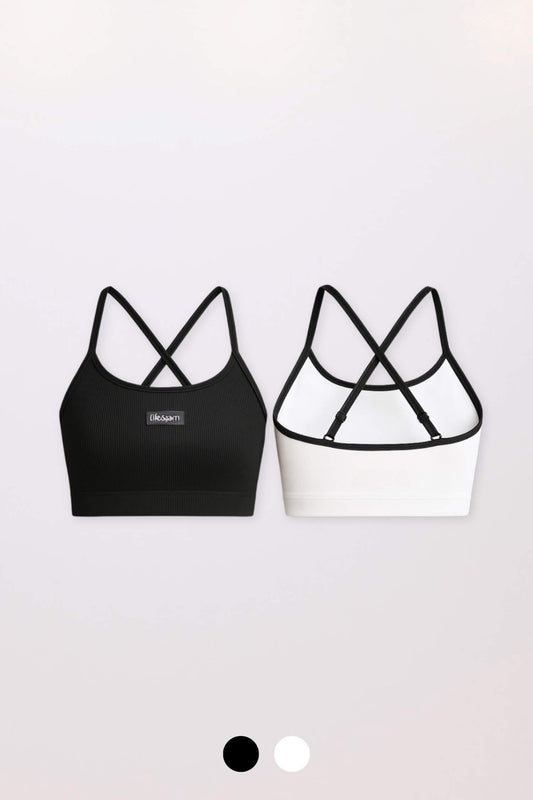 2 Pack: Everyday Bralette - Life & Jam