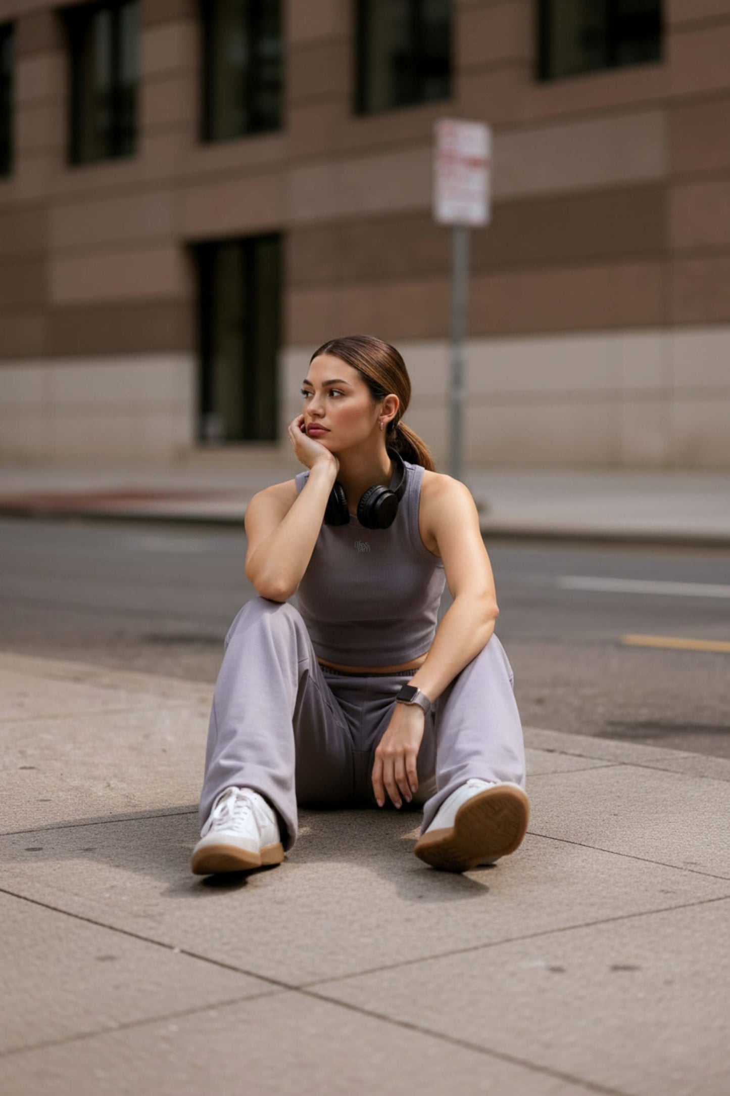 Straight-fit Everyday Lounge Pants in Grey