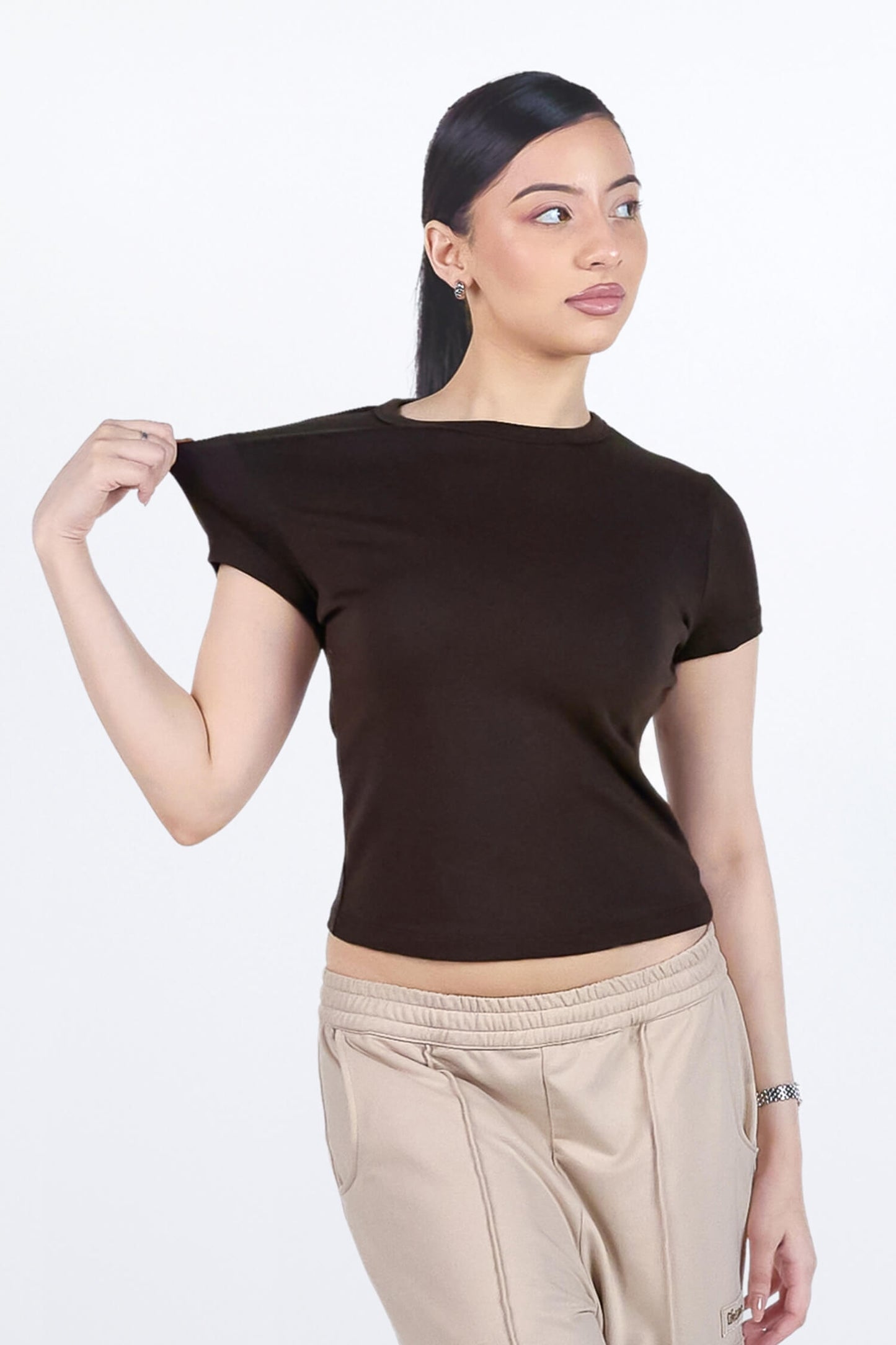 Everyday Tee in Rugged Brown