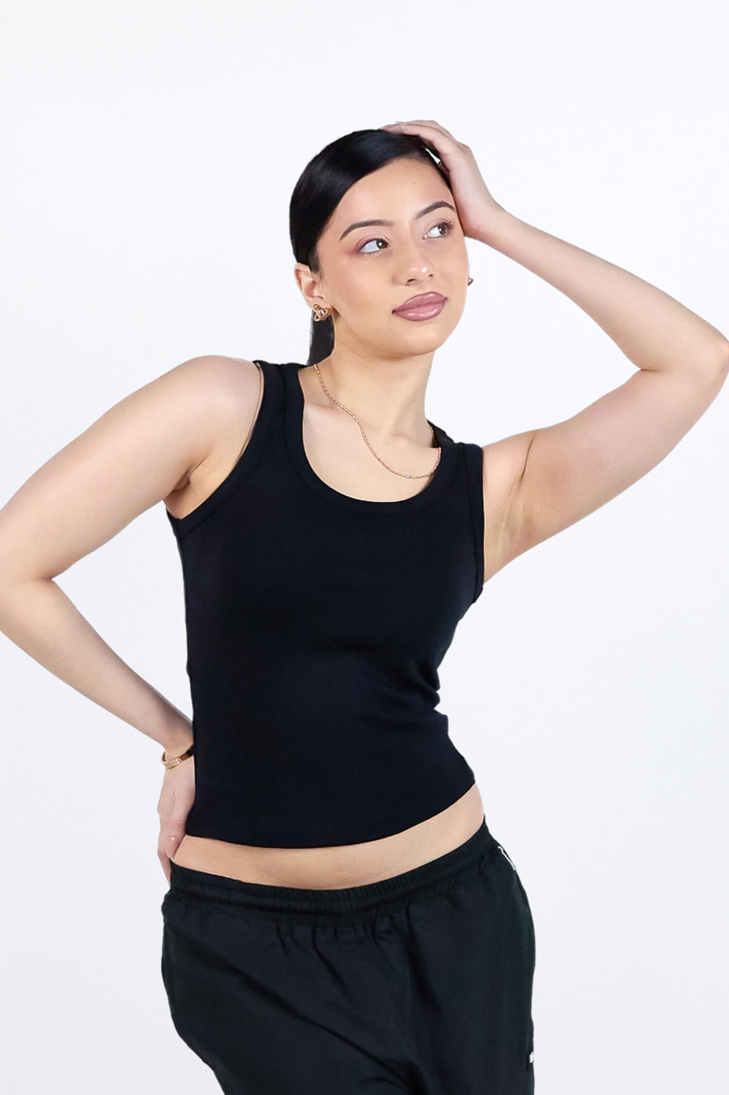 What's The Scoop Tee in True Black