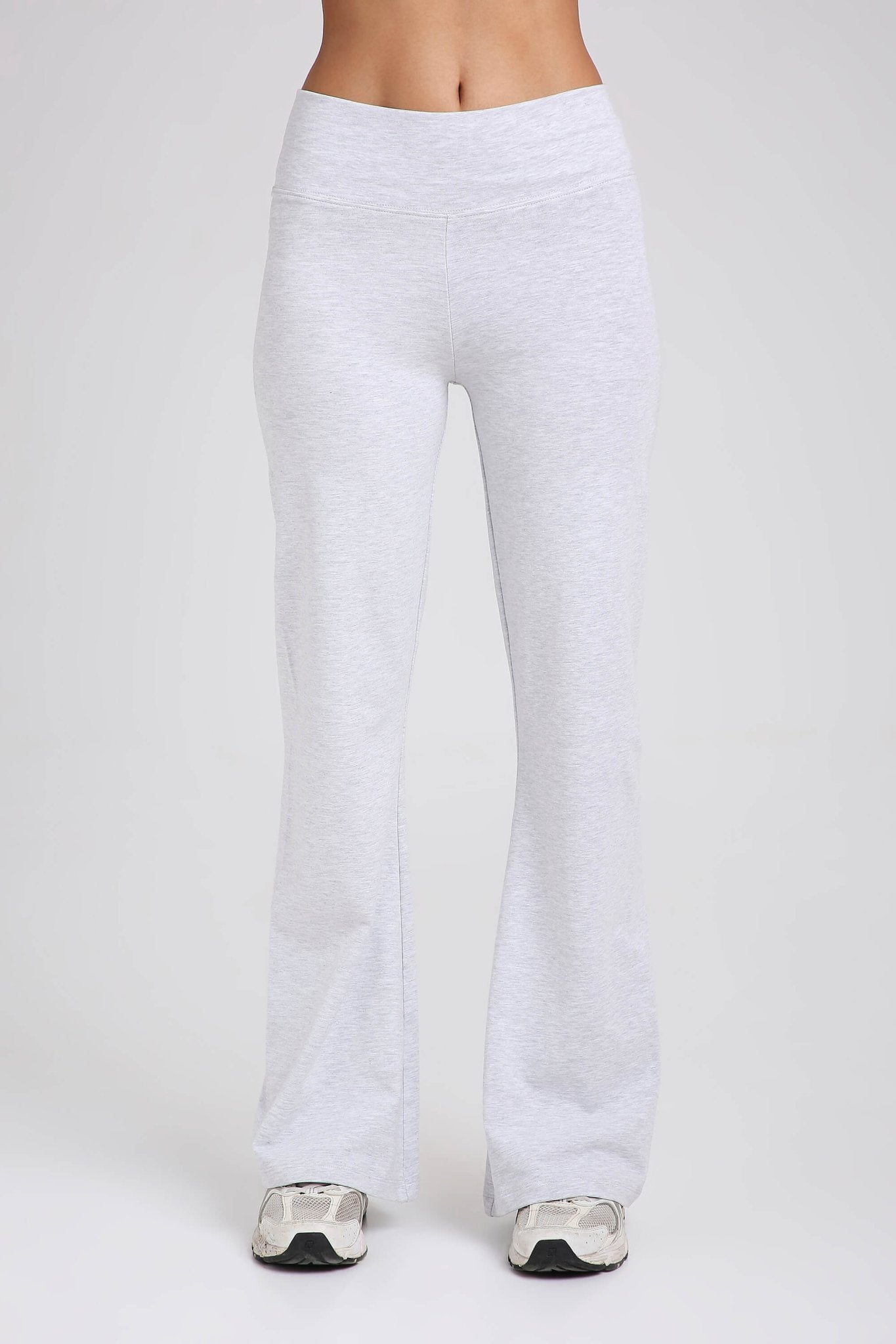 Co - ord Set: Oversized Tee & Chill Flares in Black & Greystone - Life & Jam