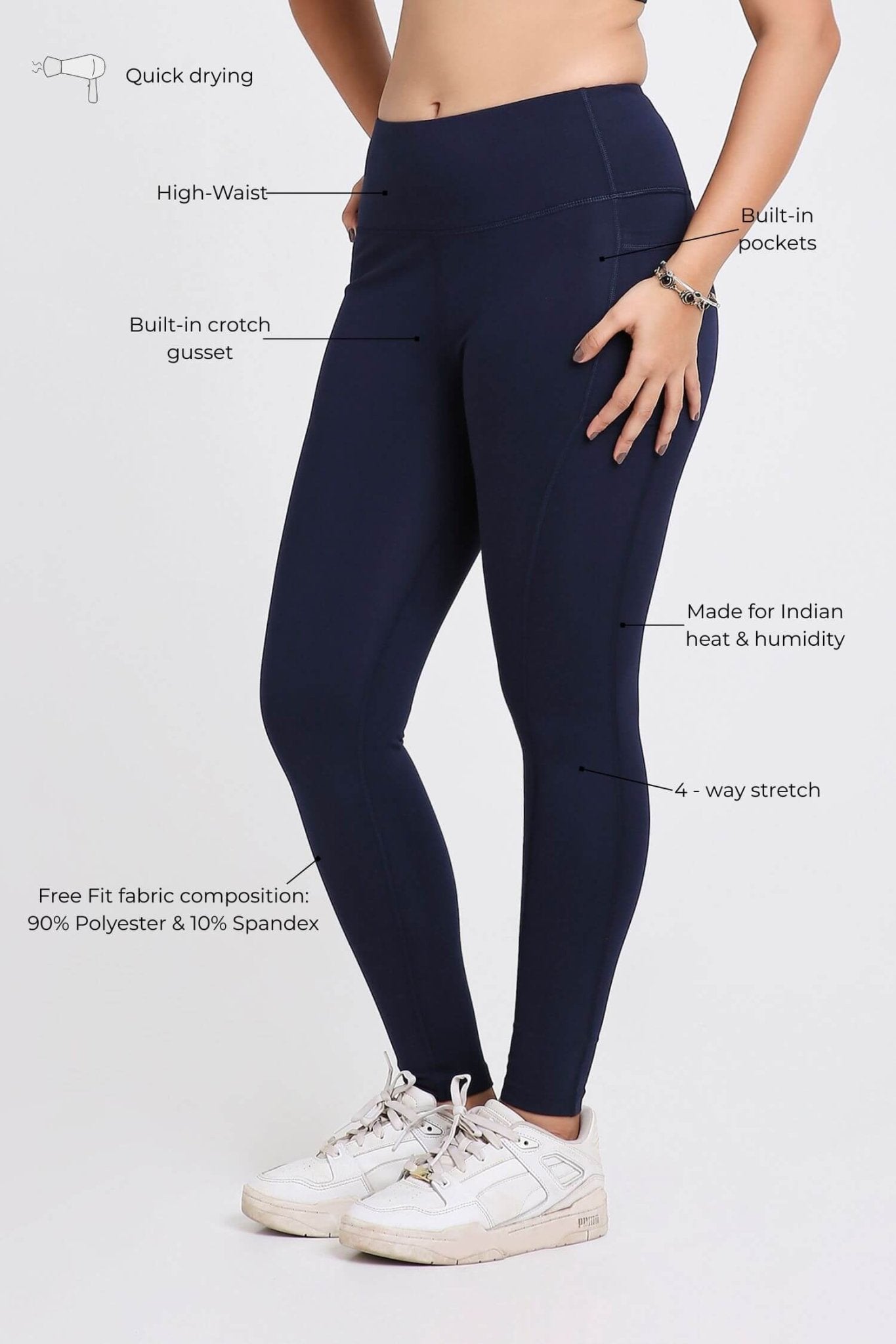 Dawn to Dusk Leggings in Ink 2.0 - Life & Jam