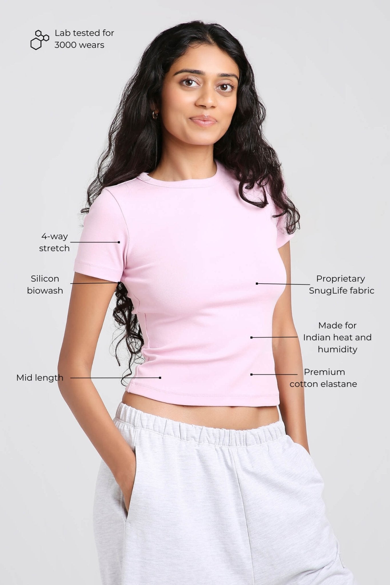 Everyday Tee in Cotton Candy - Life & Jam