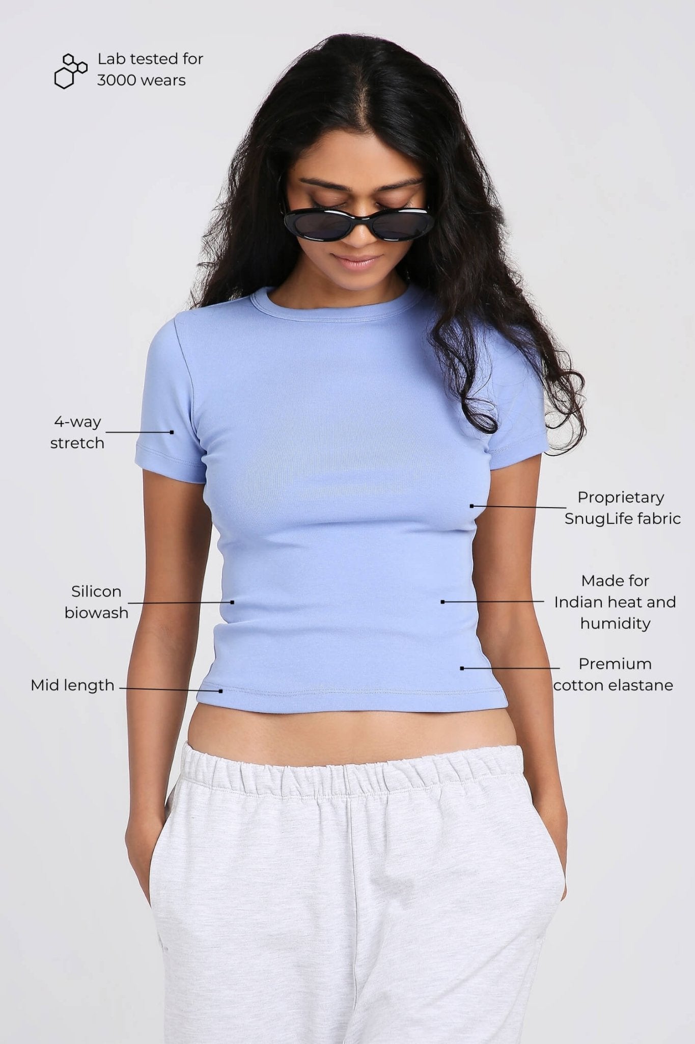 Everyday Tee in Ocean Pop - Life & Jam