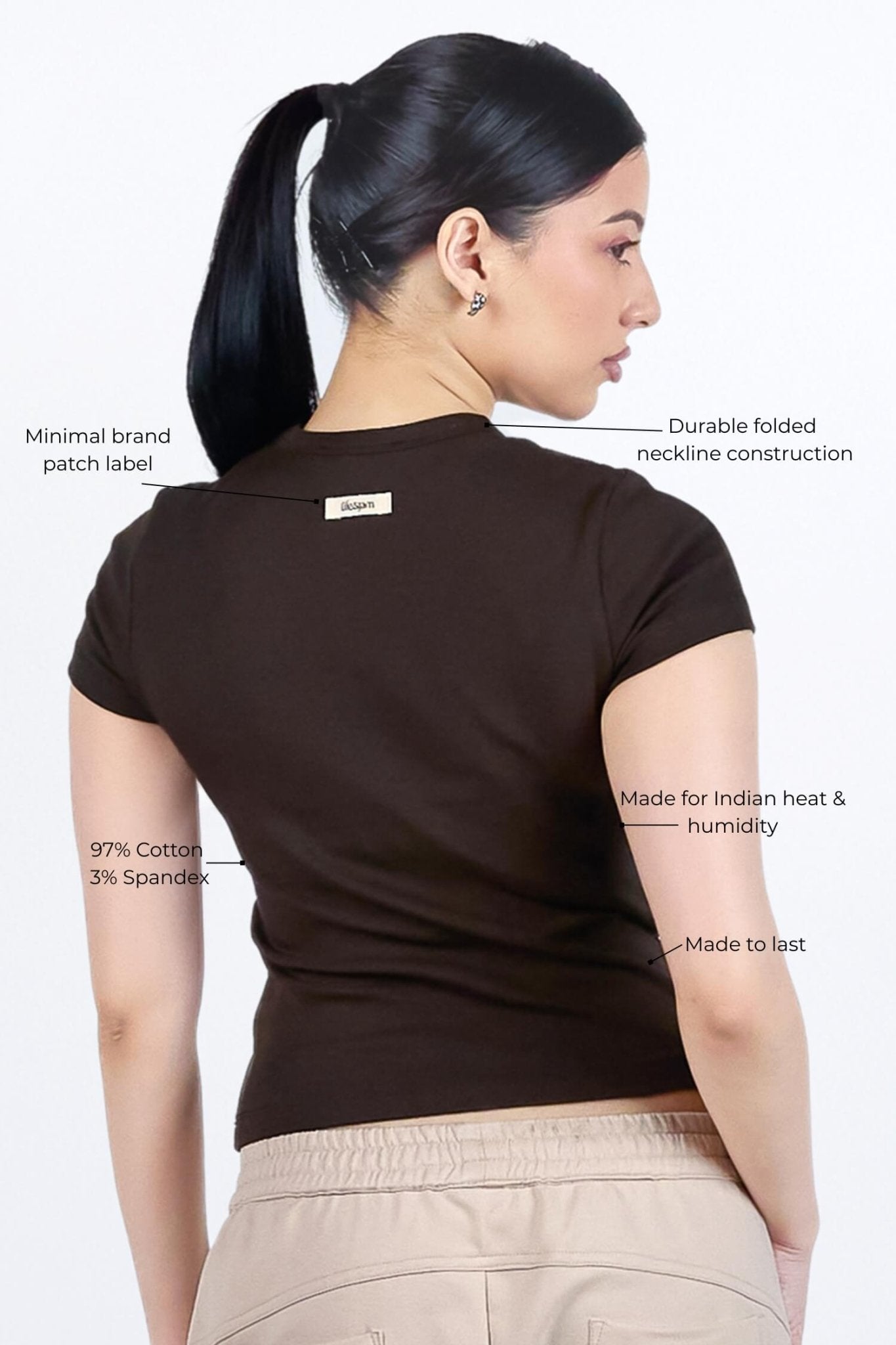 Everyday Tee in Rugged Brown - Life & Jam