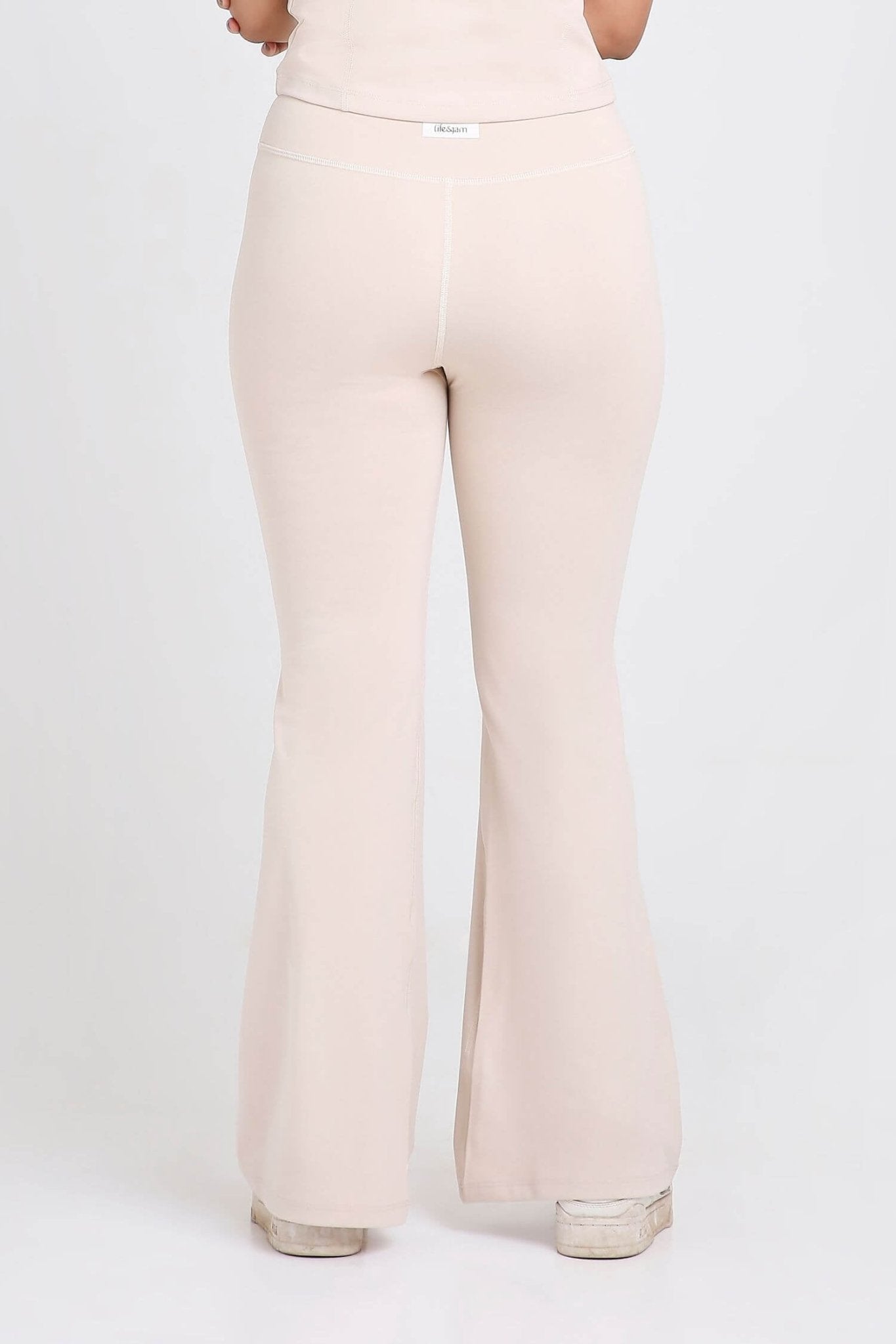 Good Girl Code Flare Pants in Marshmallow - Life & Jam
