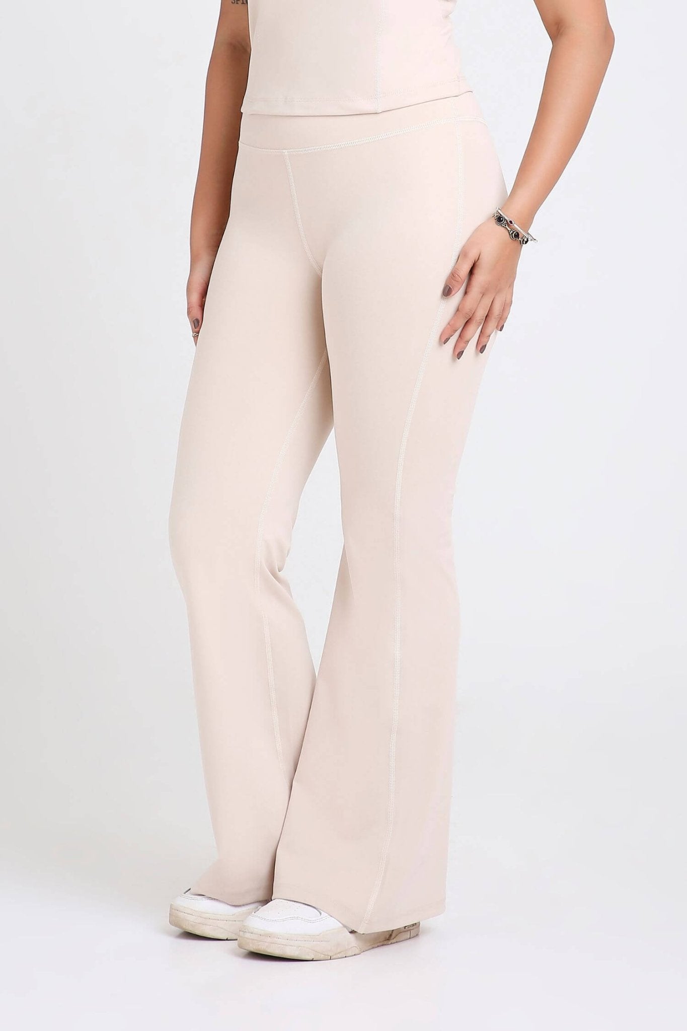 Good Girl Code Flare Pants in Marshmallow - Life & Jam