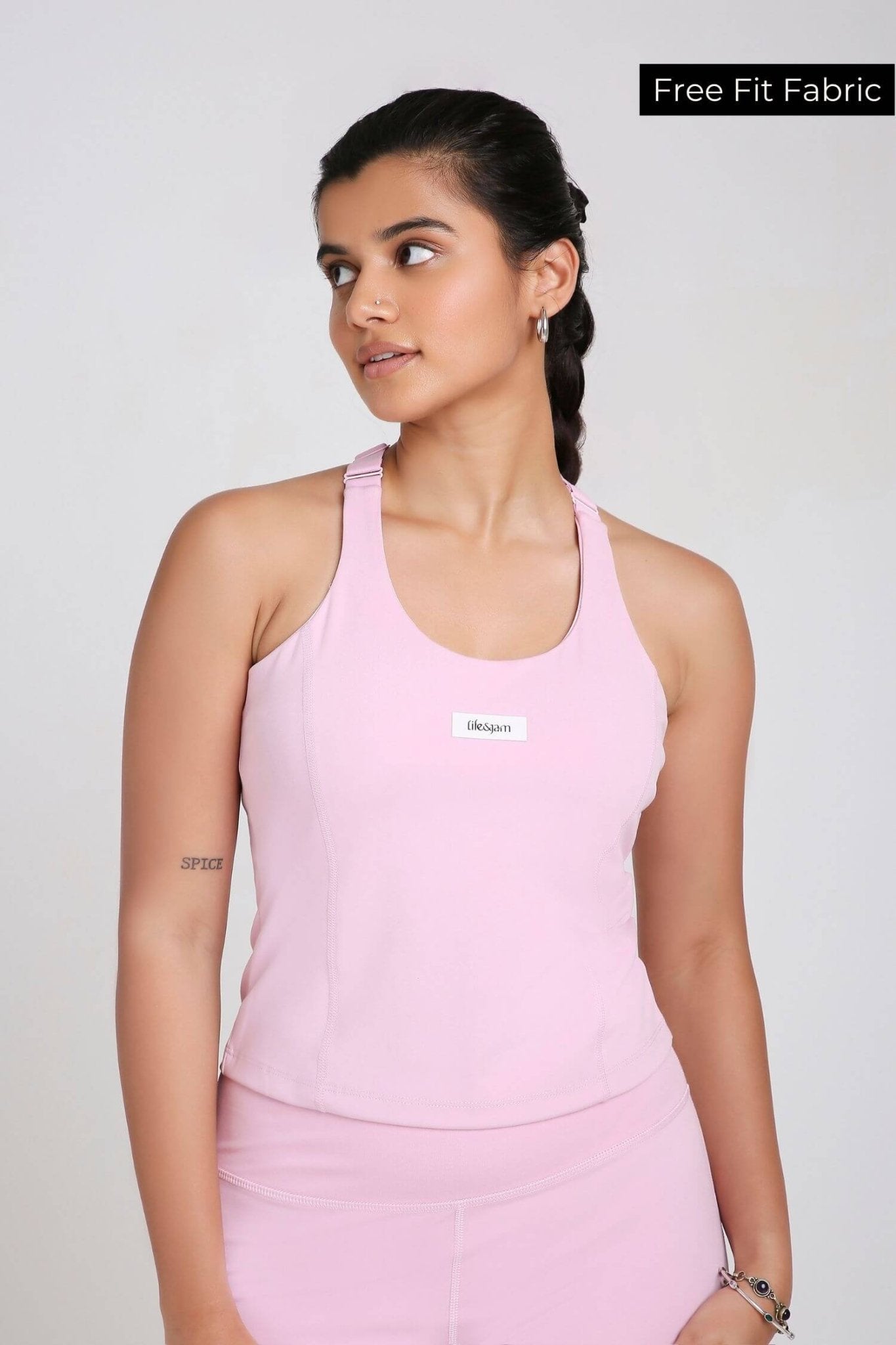 Good Girl Code Longline Sports Bra in Cotton Candy - Life & Jam