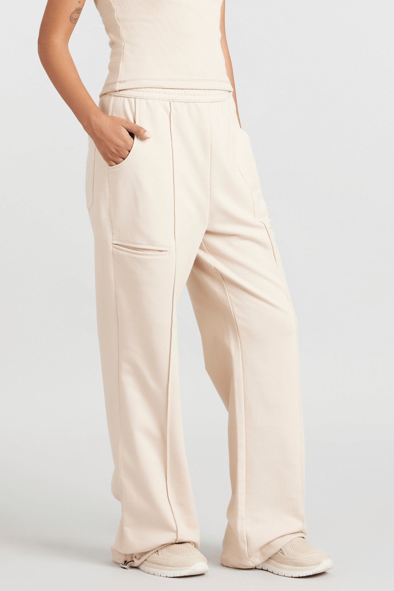 Hybrid Pants in Marshmallow - Life & Jam