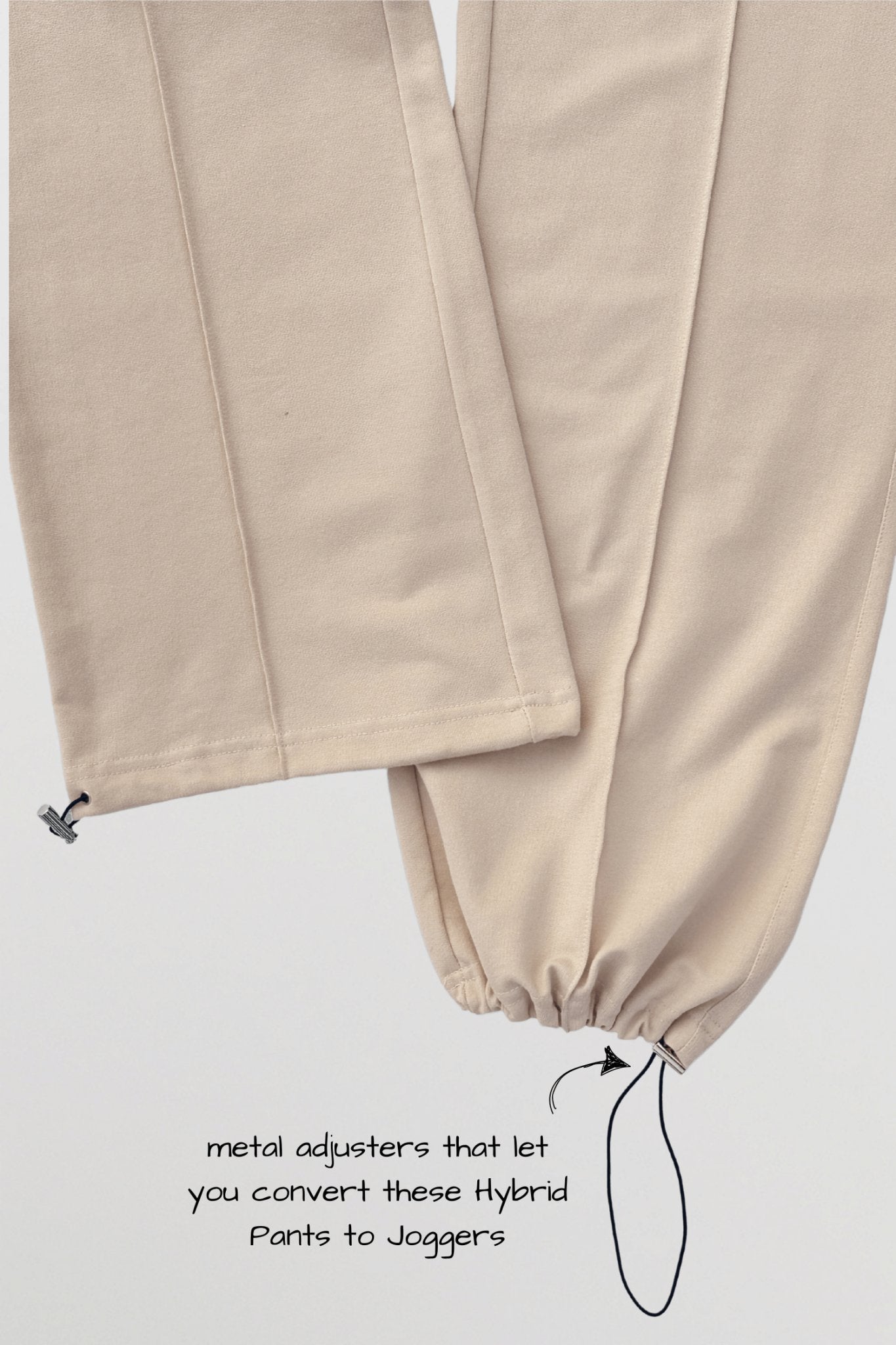 Hybrid Pants in Marshmallow - Life & Jam