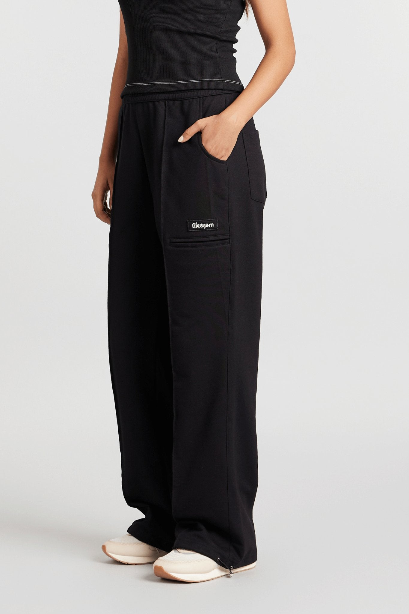 Hybrid Pants in True Black - Life & Jam