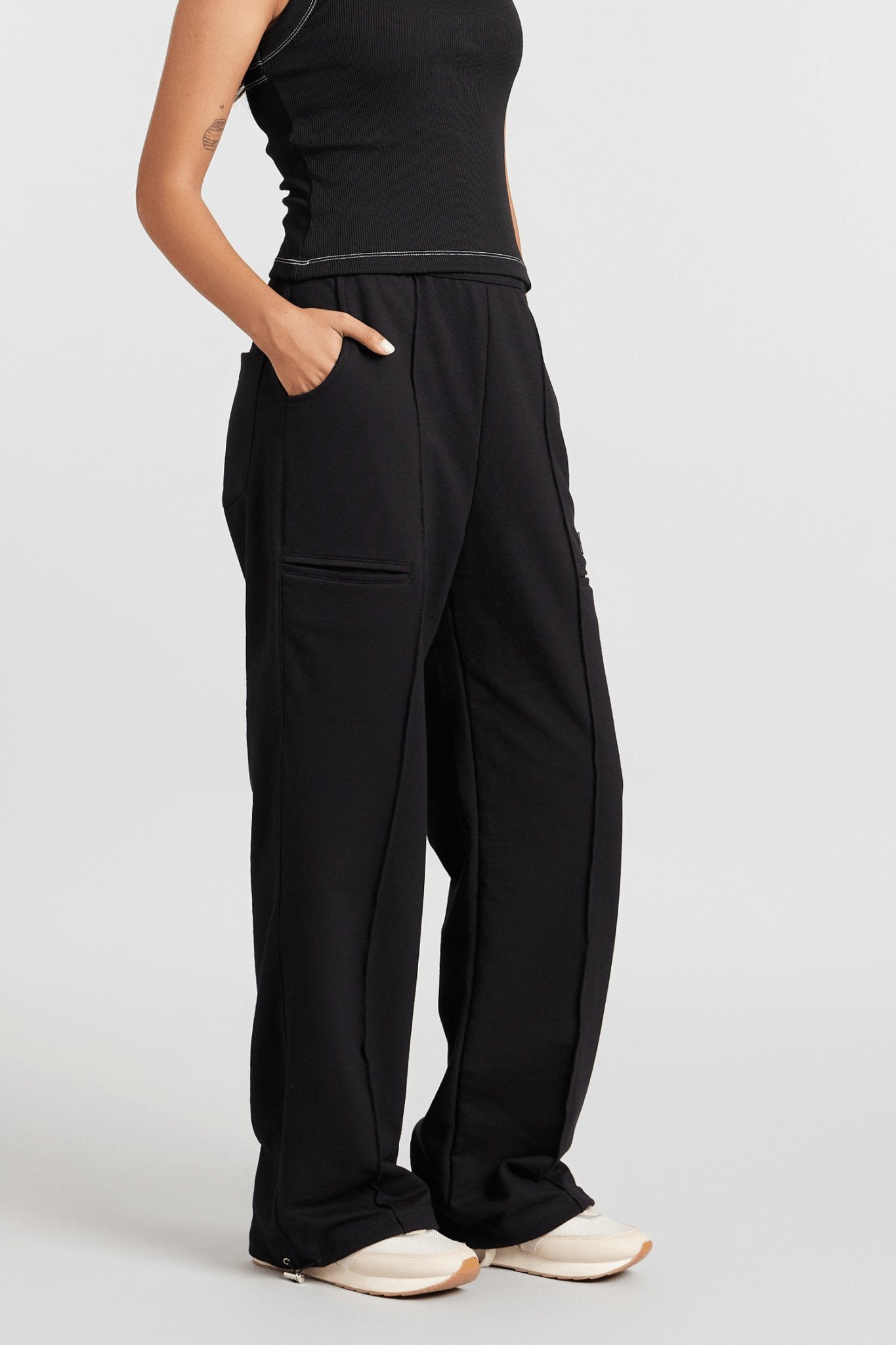 Hybrid Pants in True Black - Life & Jam