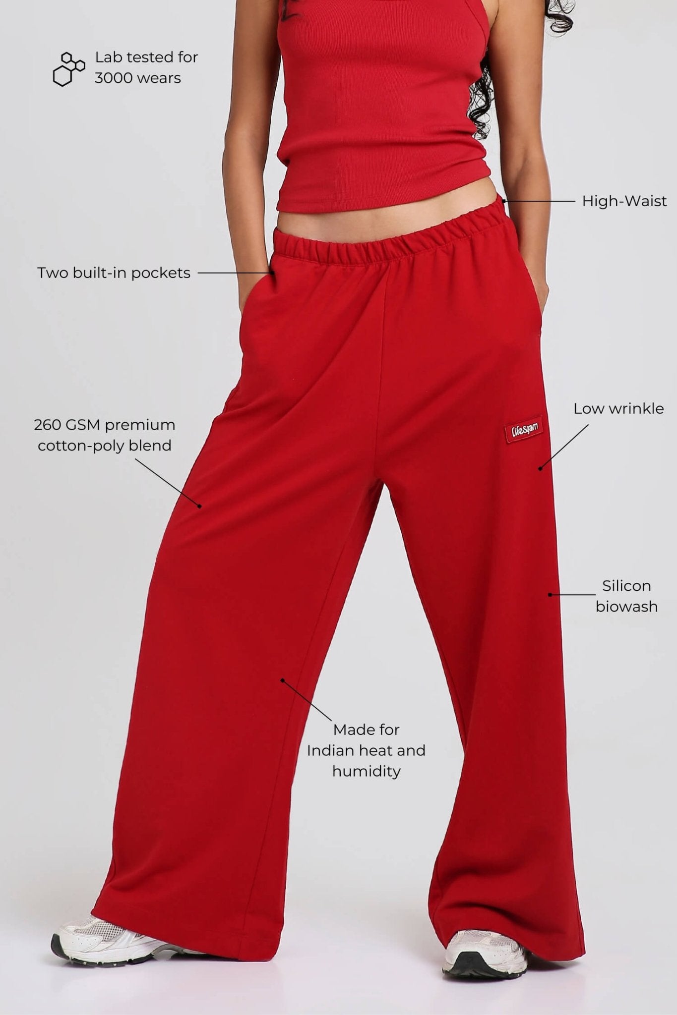 Oversized Loungers in Cherry Red - Life & Jam