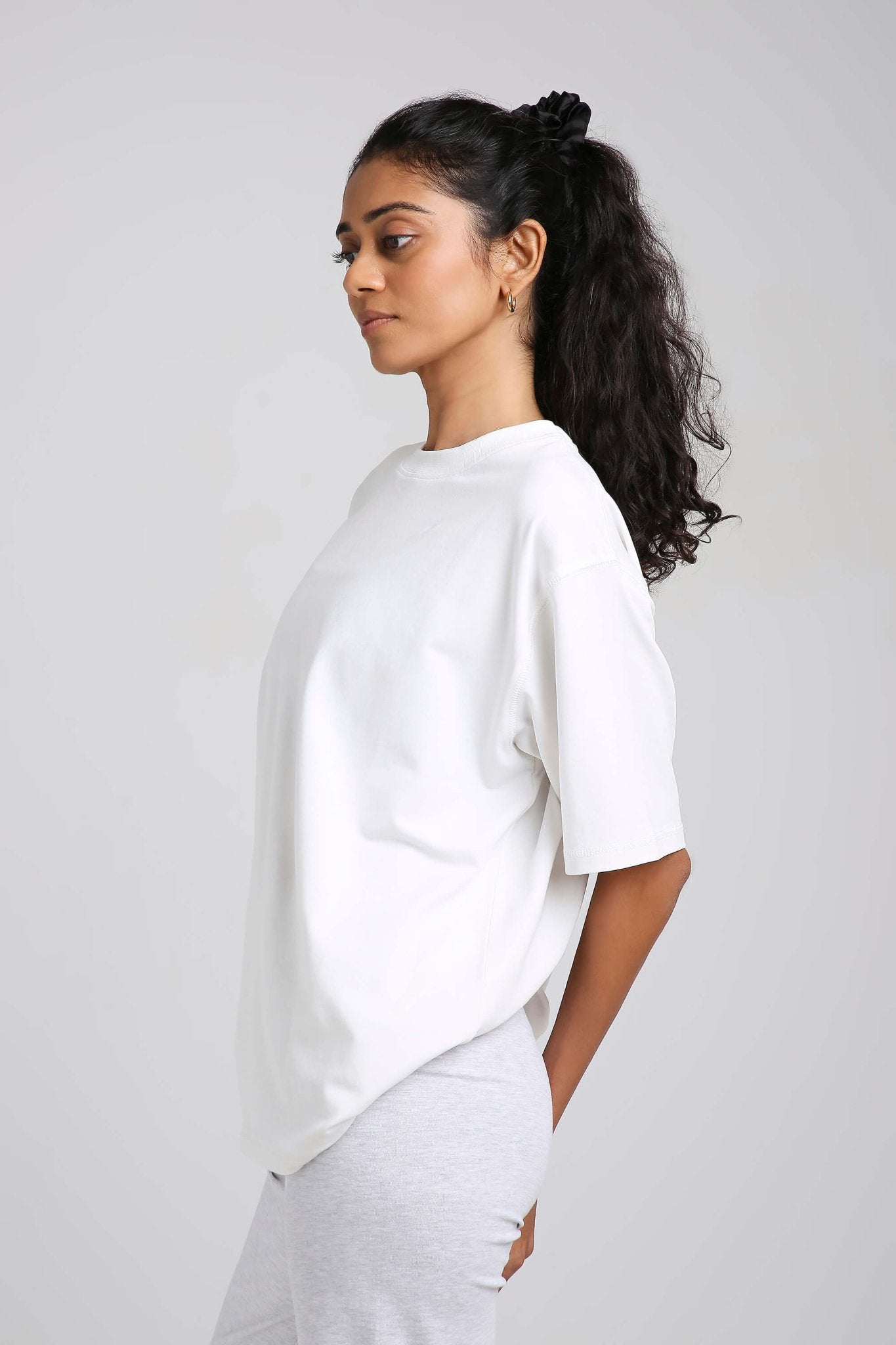 Oversized Tee in Snow White - Life & Jam
