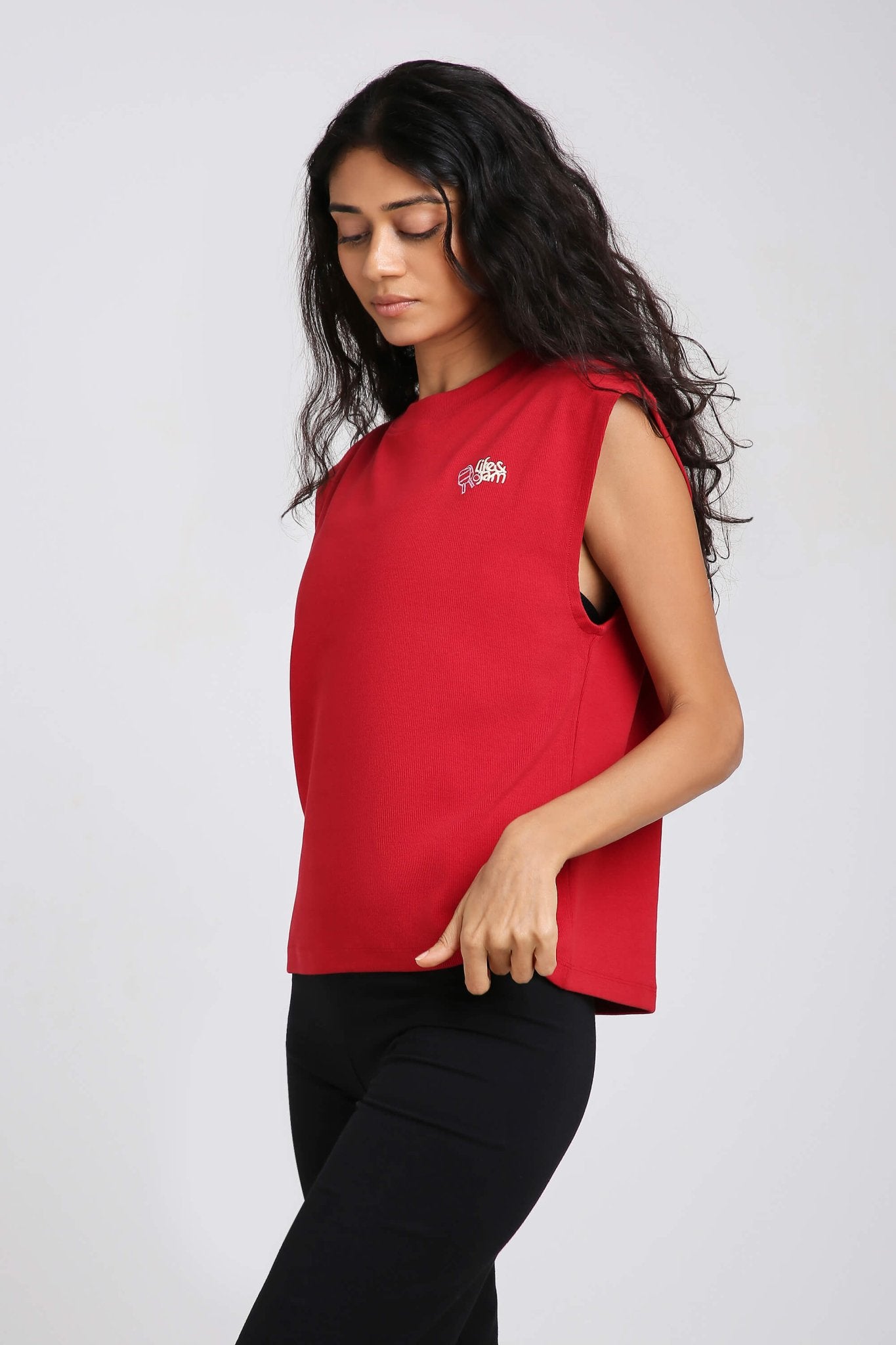 PIckleball Box Tank in Cherry Red - Life & Jam