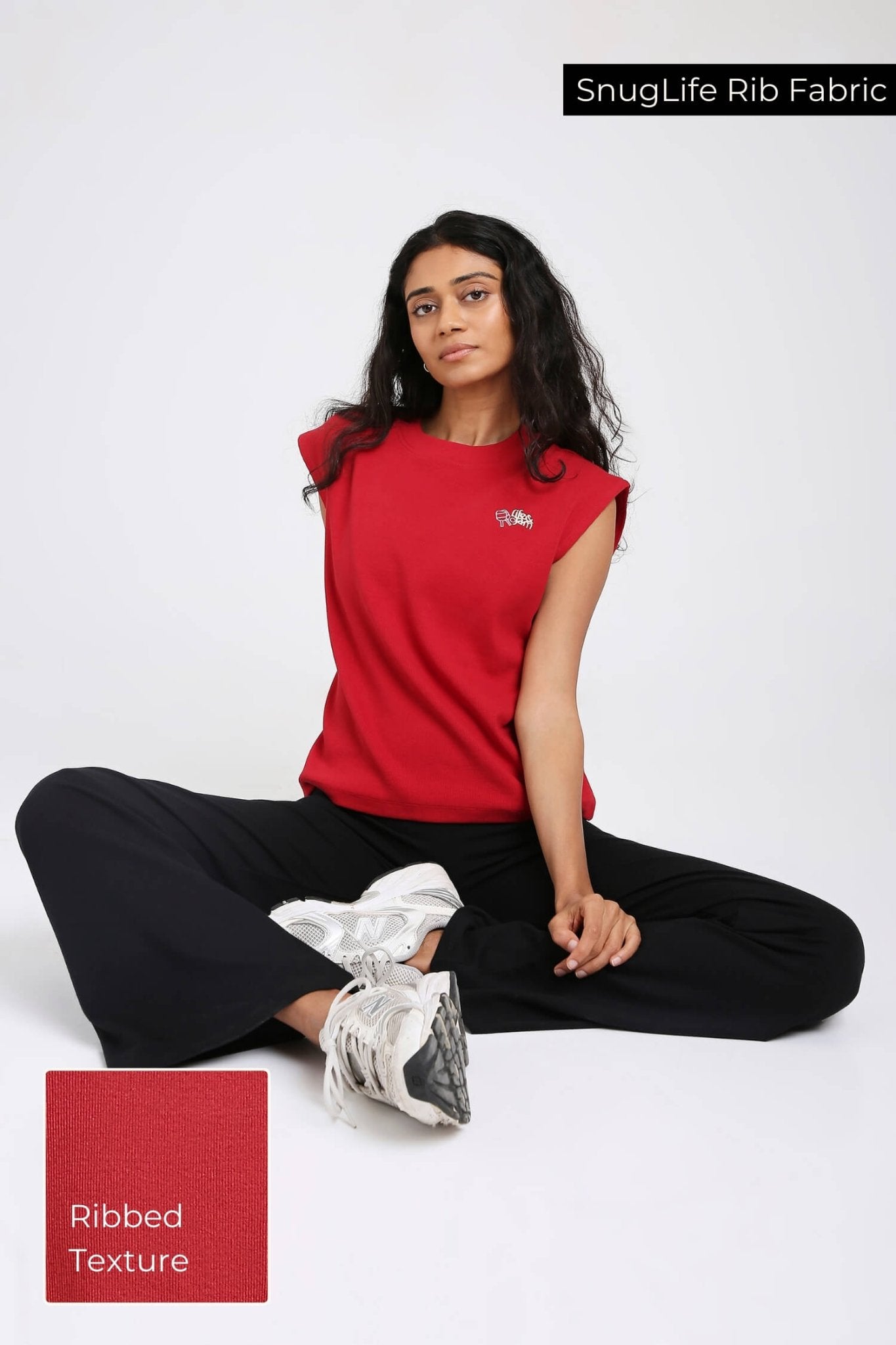 Pickleball Box Tank in Cherry Red - Life & Jam