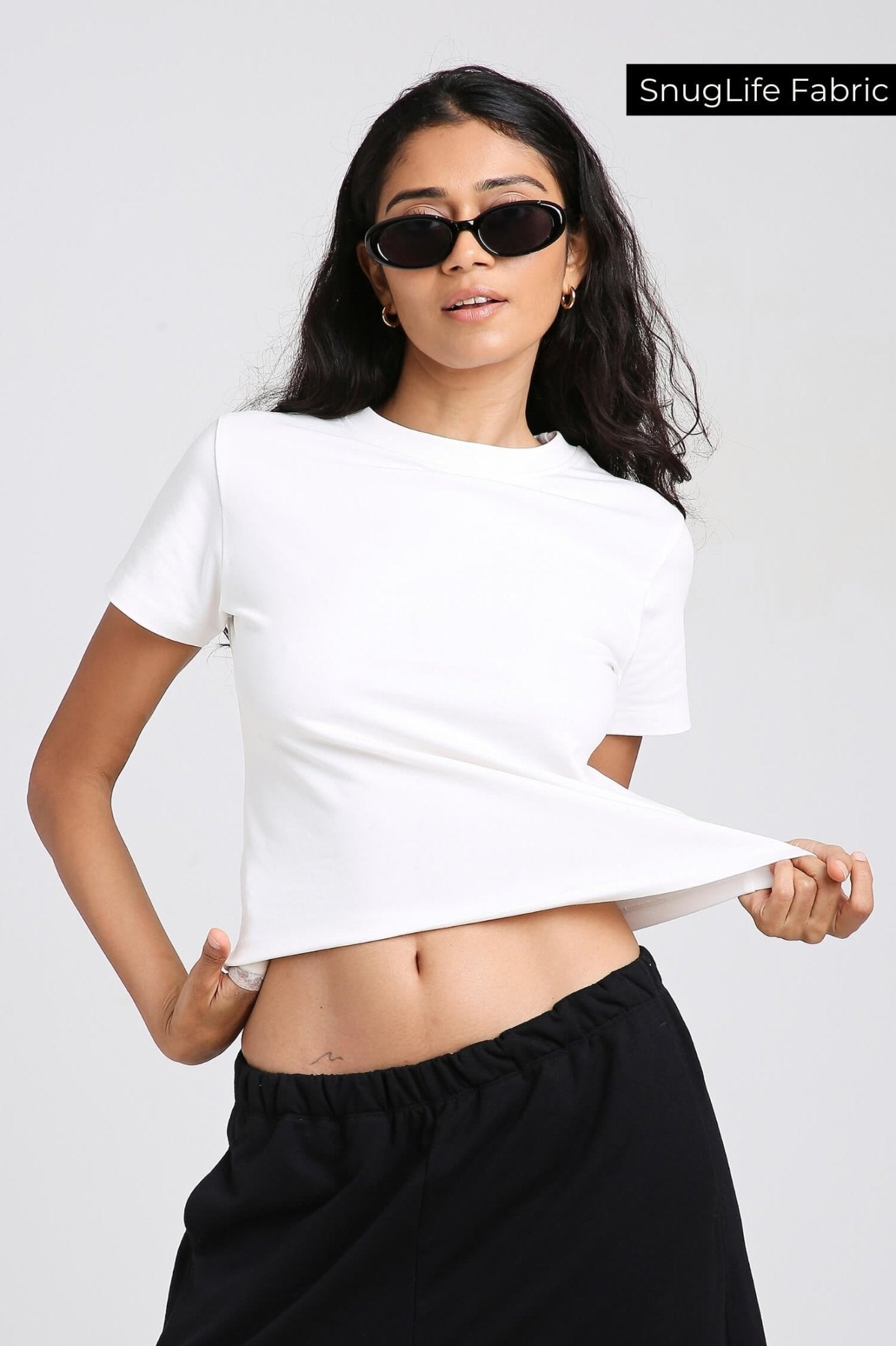 Relaxed Tee in Snow White - Life & Jam