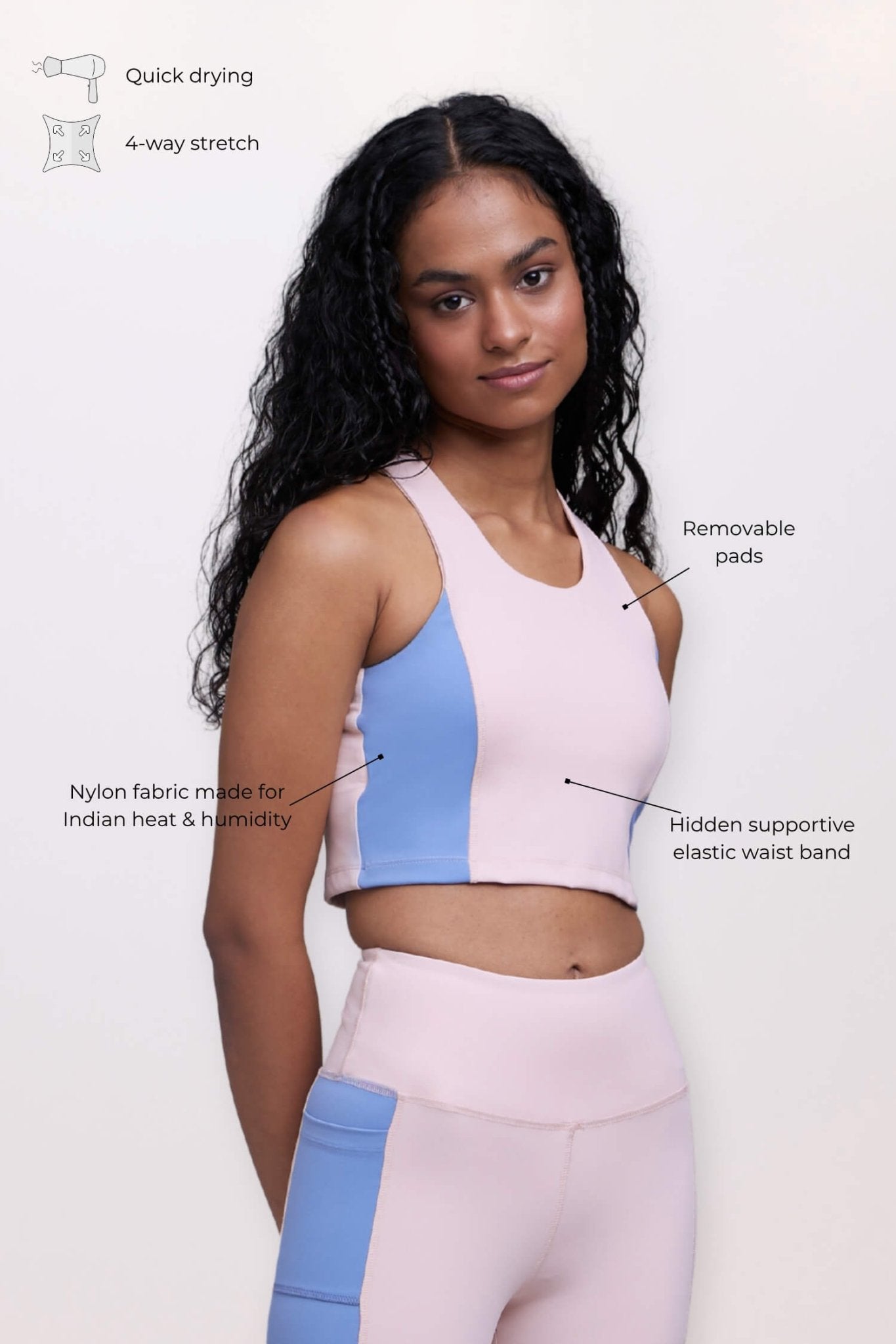 🍦Soft Girl Era Bra Top in Blush Pink - Life & Jam