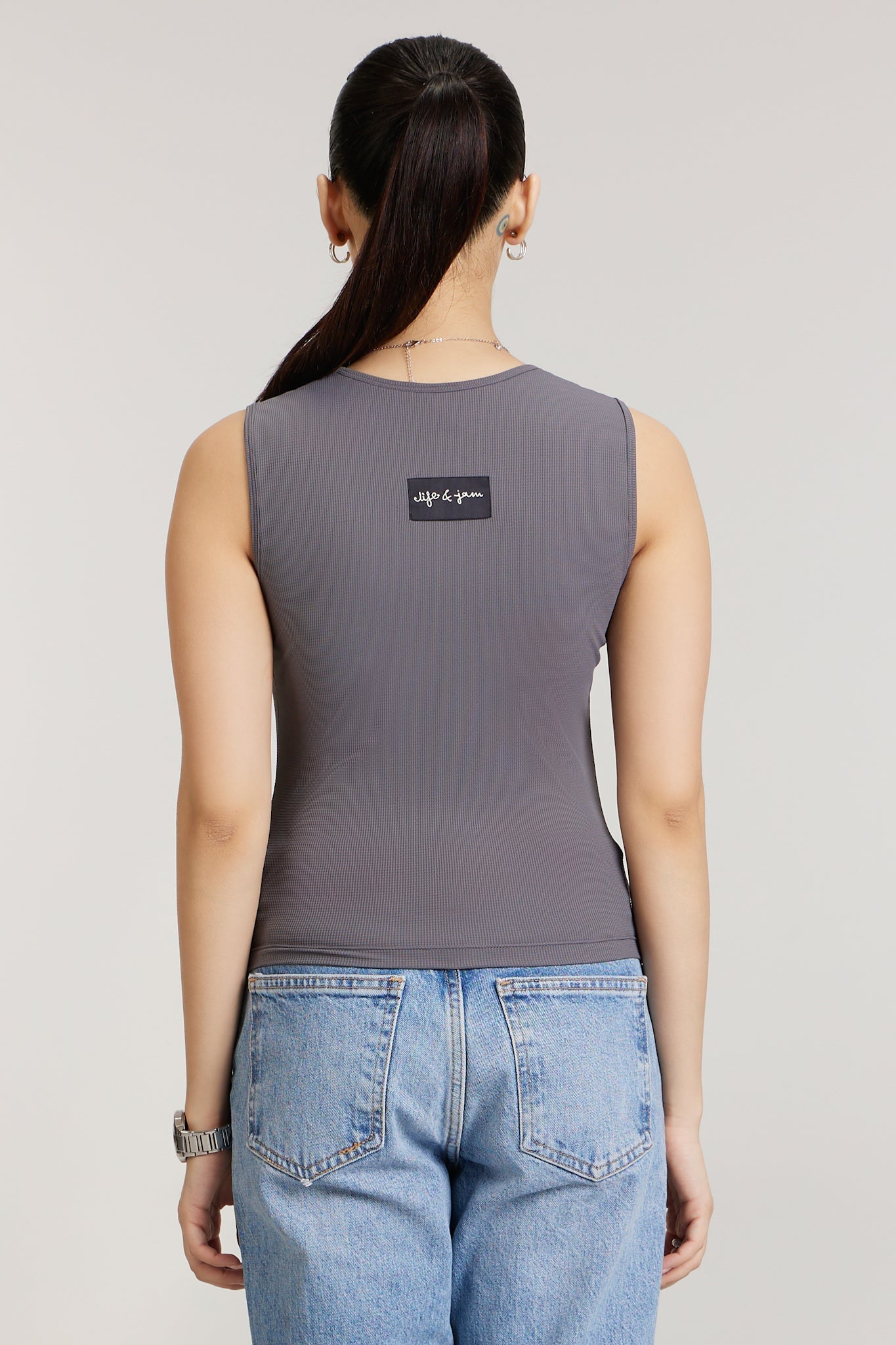 Square Neck Quick - Dry Top in OG Grey - Life & Jam