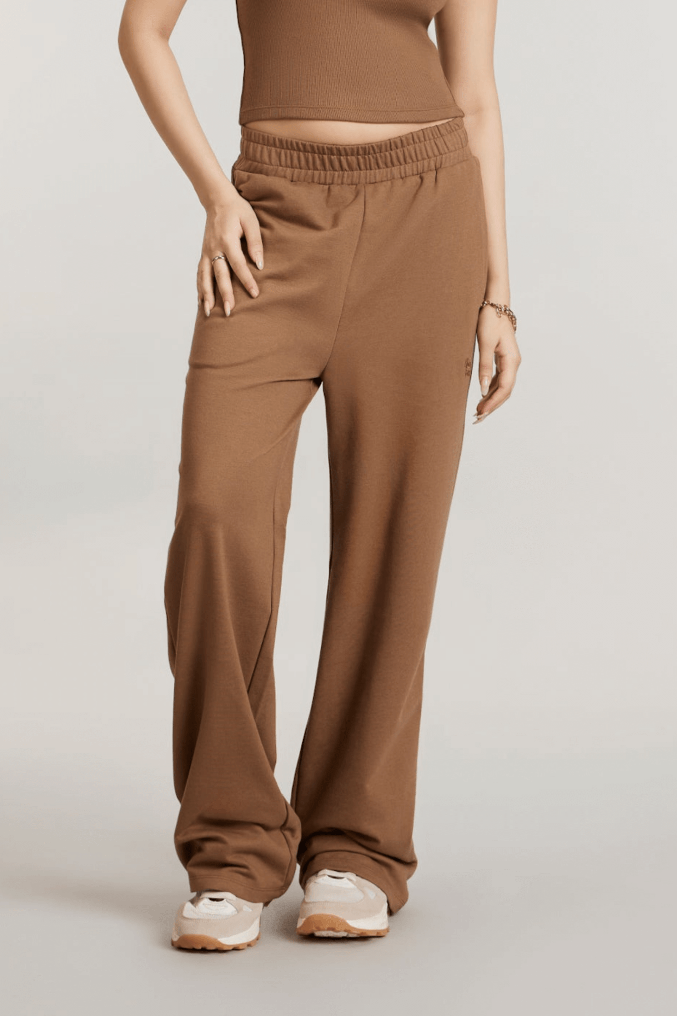Wide Leg Lounge Wear Joggers Straight-fit Everyday Lounge Pants In