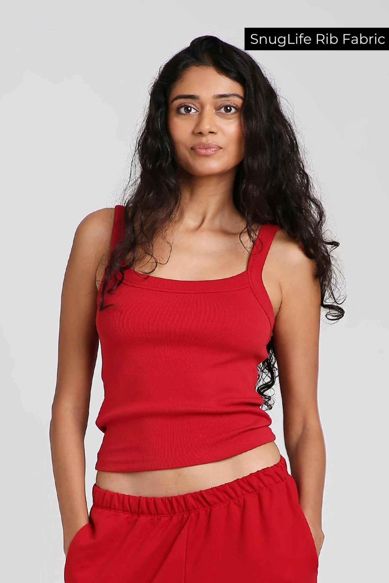 Strappy Tank in Cherry Red - Life & Jam