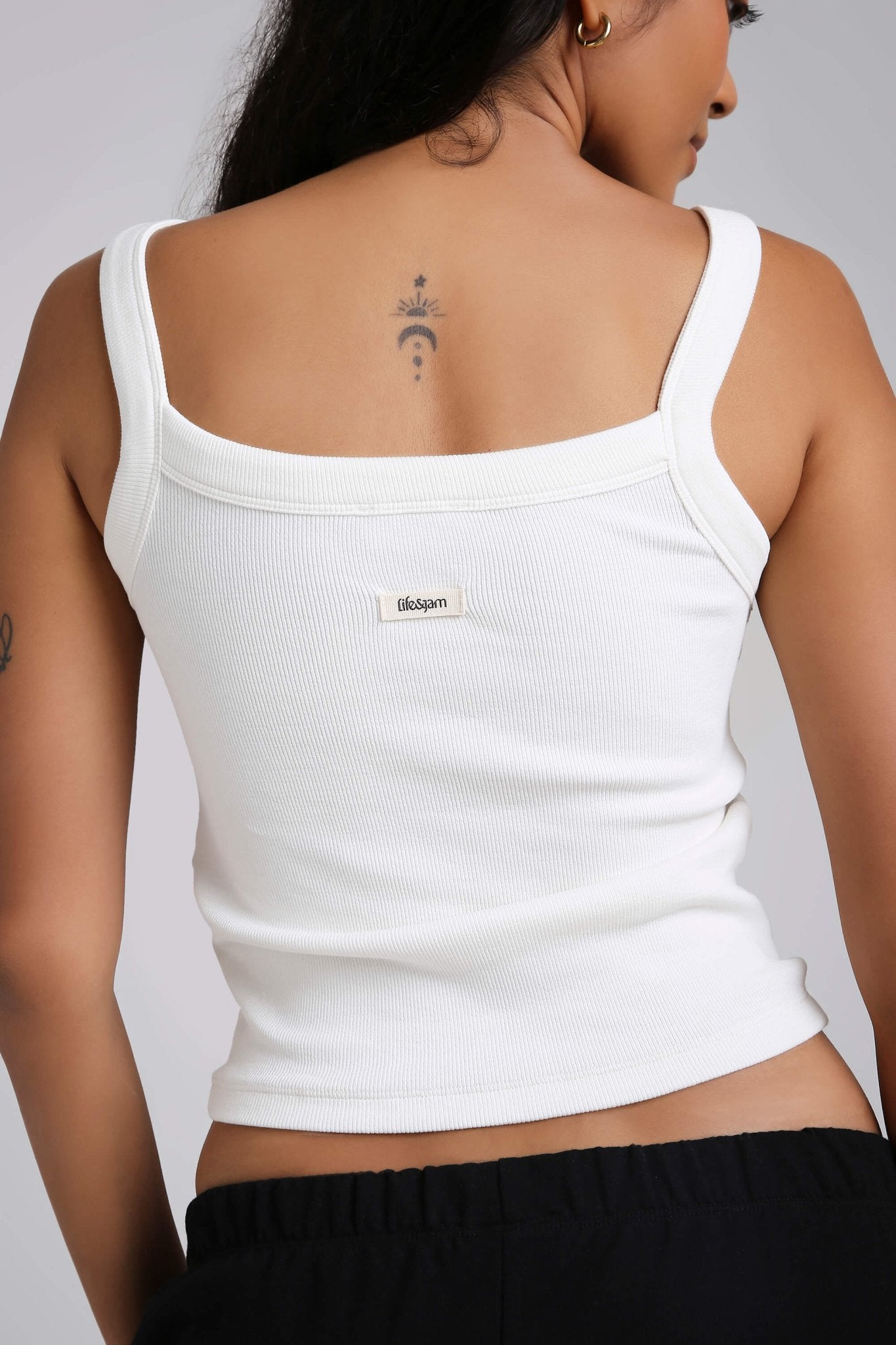 Strappy Tank in Snow White - Life & Jam