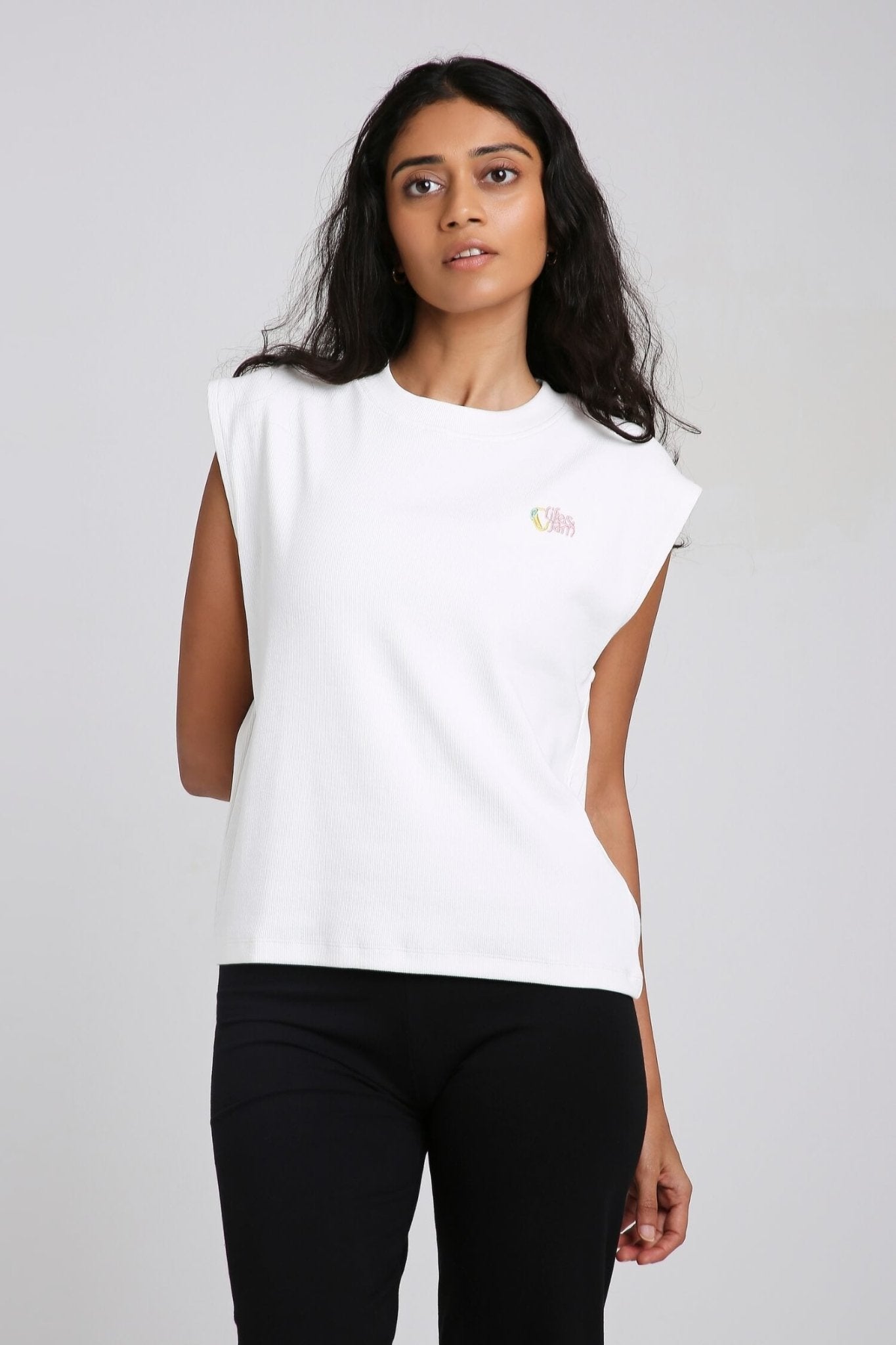 🥭 Sunny Day Mango Box Tank in Snow White - Life & Jam