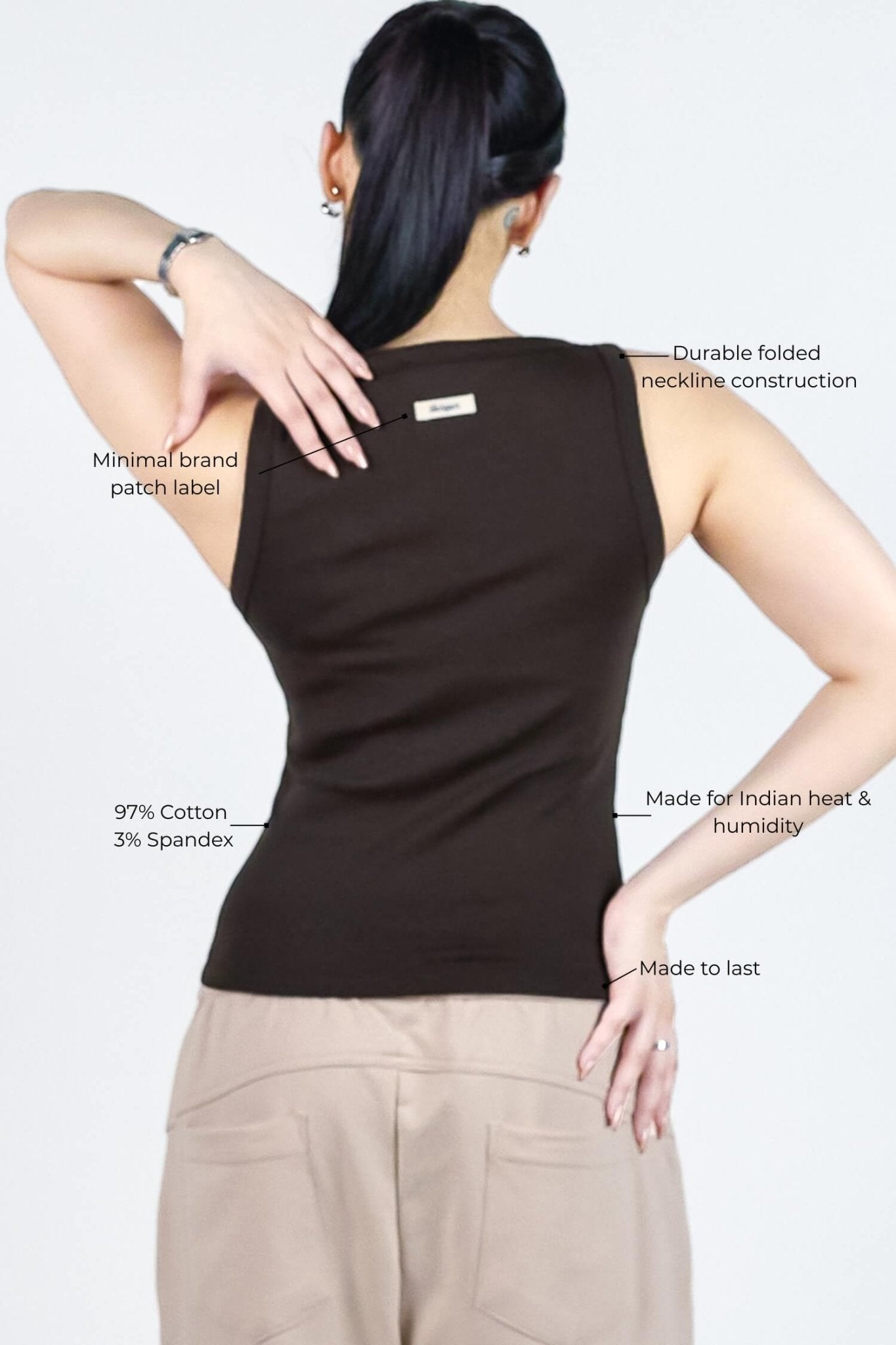 What's The Scoop Tee in Rugged Brown - Life & Jam