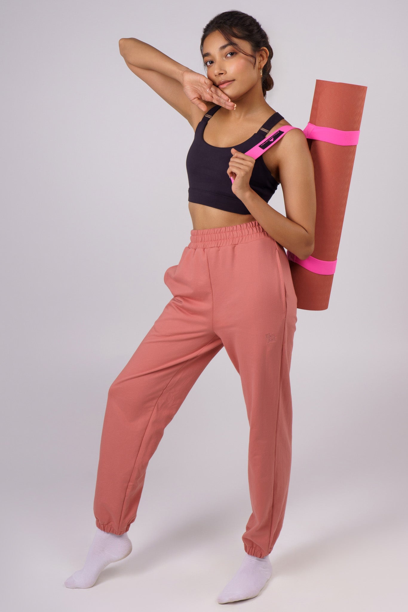 Always Comfy Joggers in Dusty Rose - Life & Jam