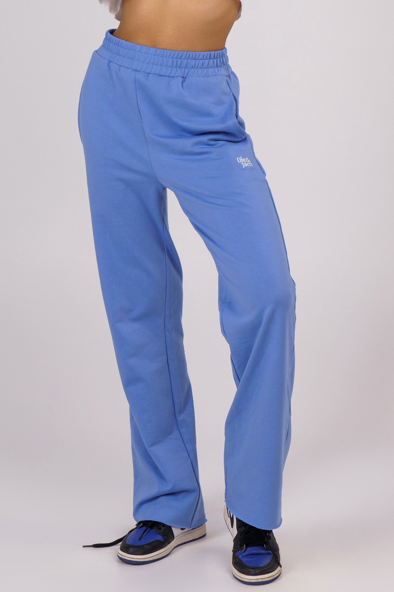 Straight-fit Everyday Lounge Pants in Bubble Blue - Life & Jam