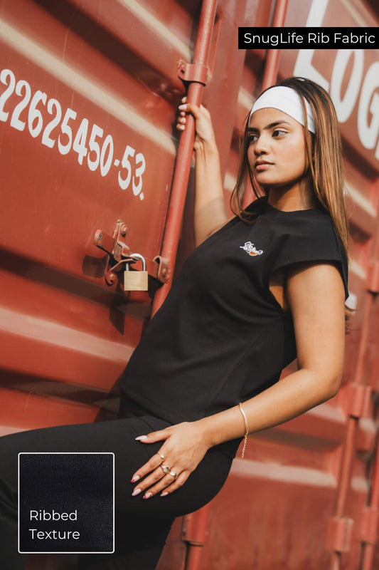 Coconuts For You Box Tank in True Black