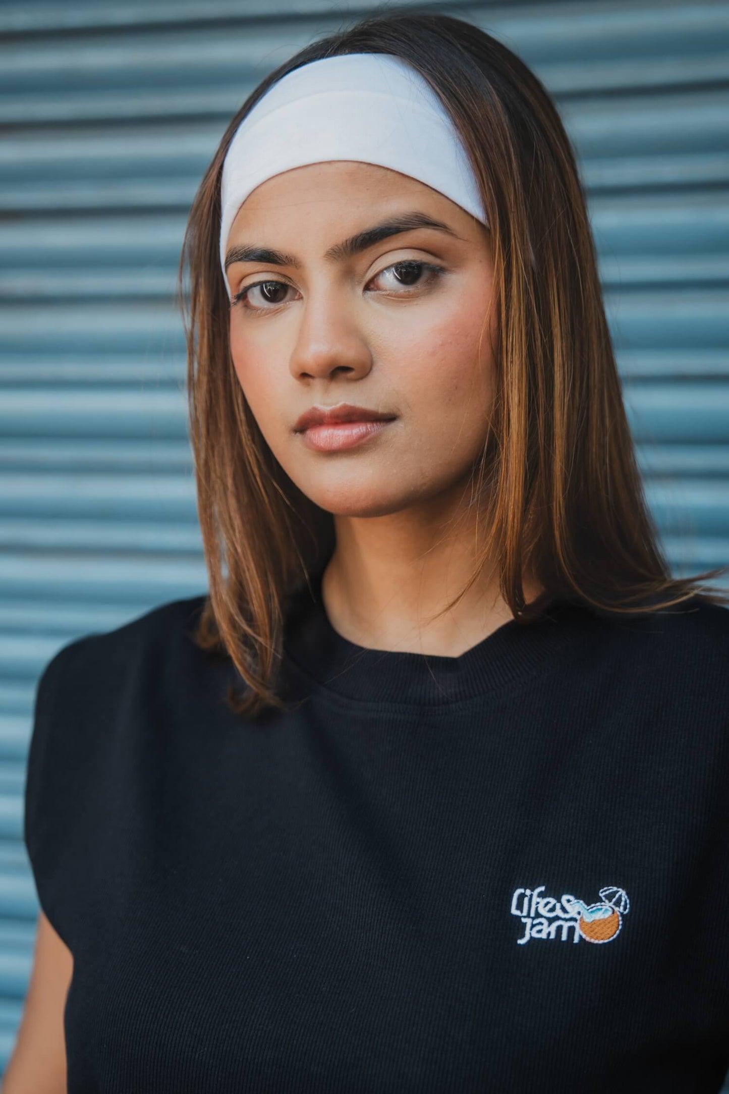 Coconuts For You Box Tank in True Black