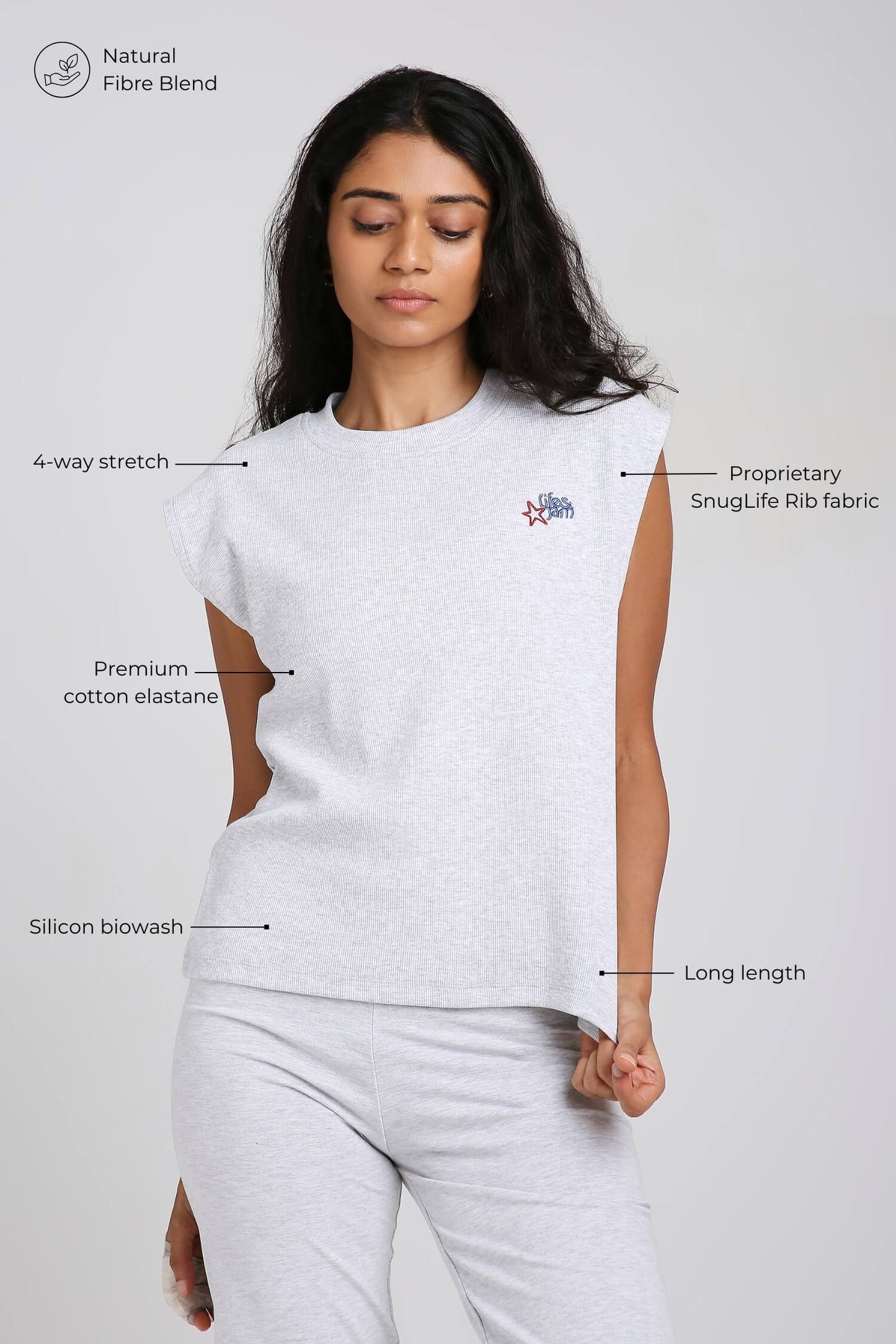 Starry Night Box Tank in Greystone