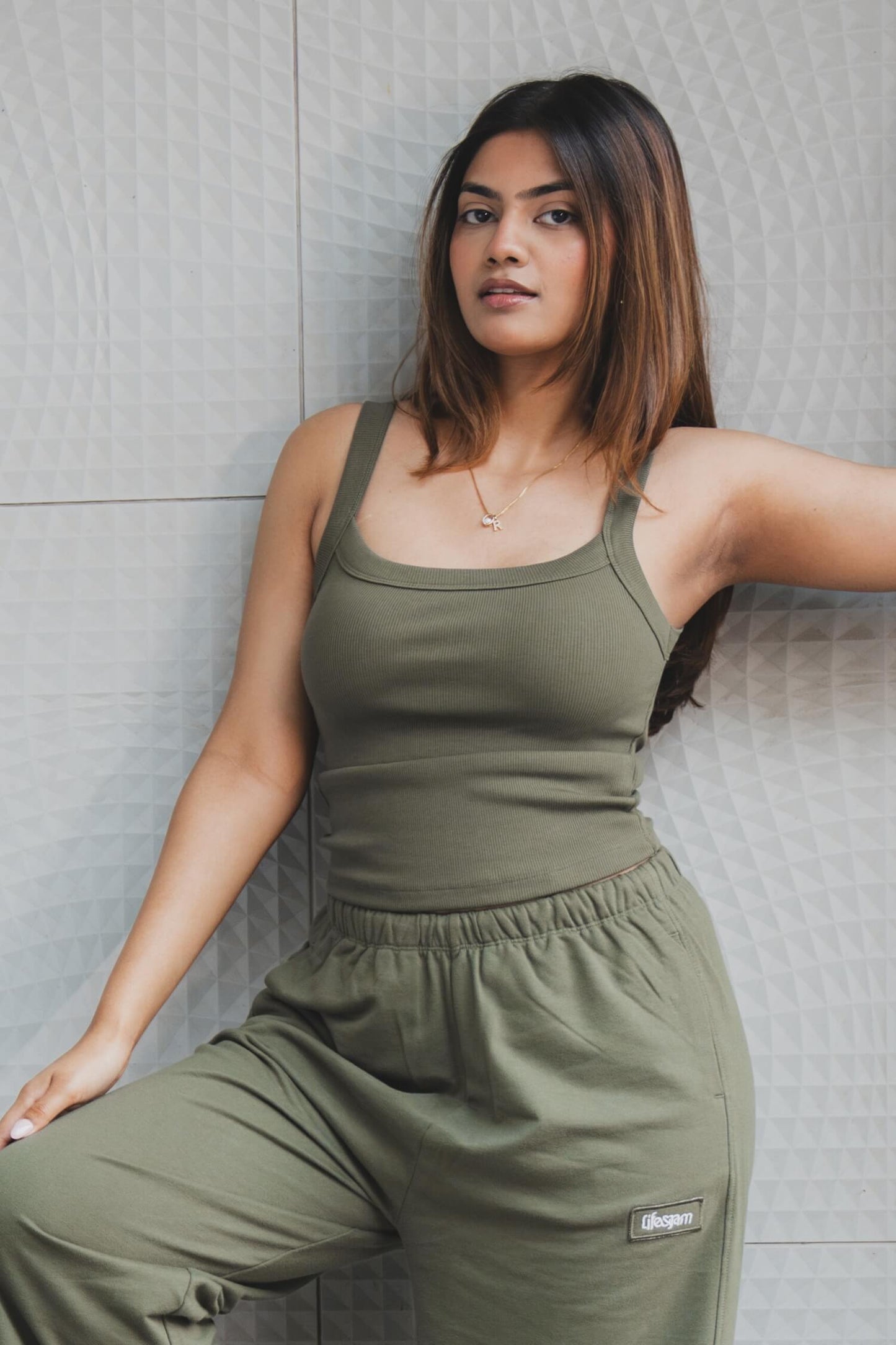 Strappy Tank in Soul Green
