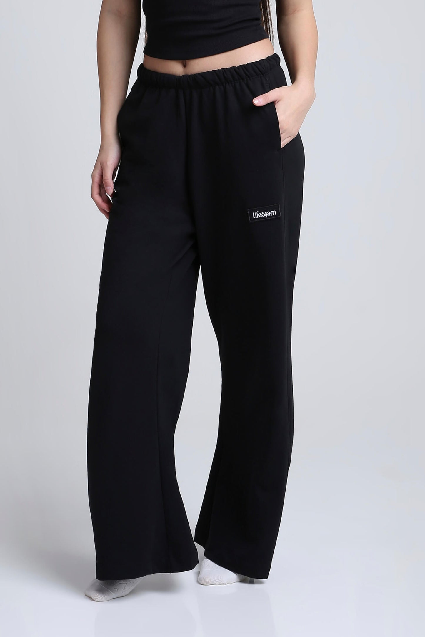 Oversized Loungers in True Black