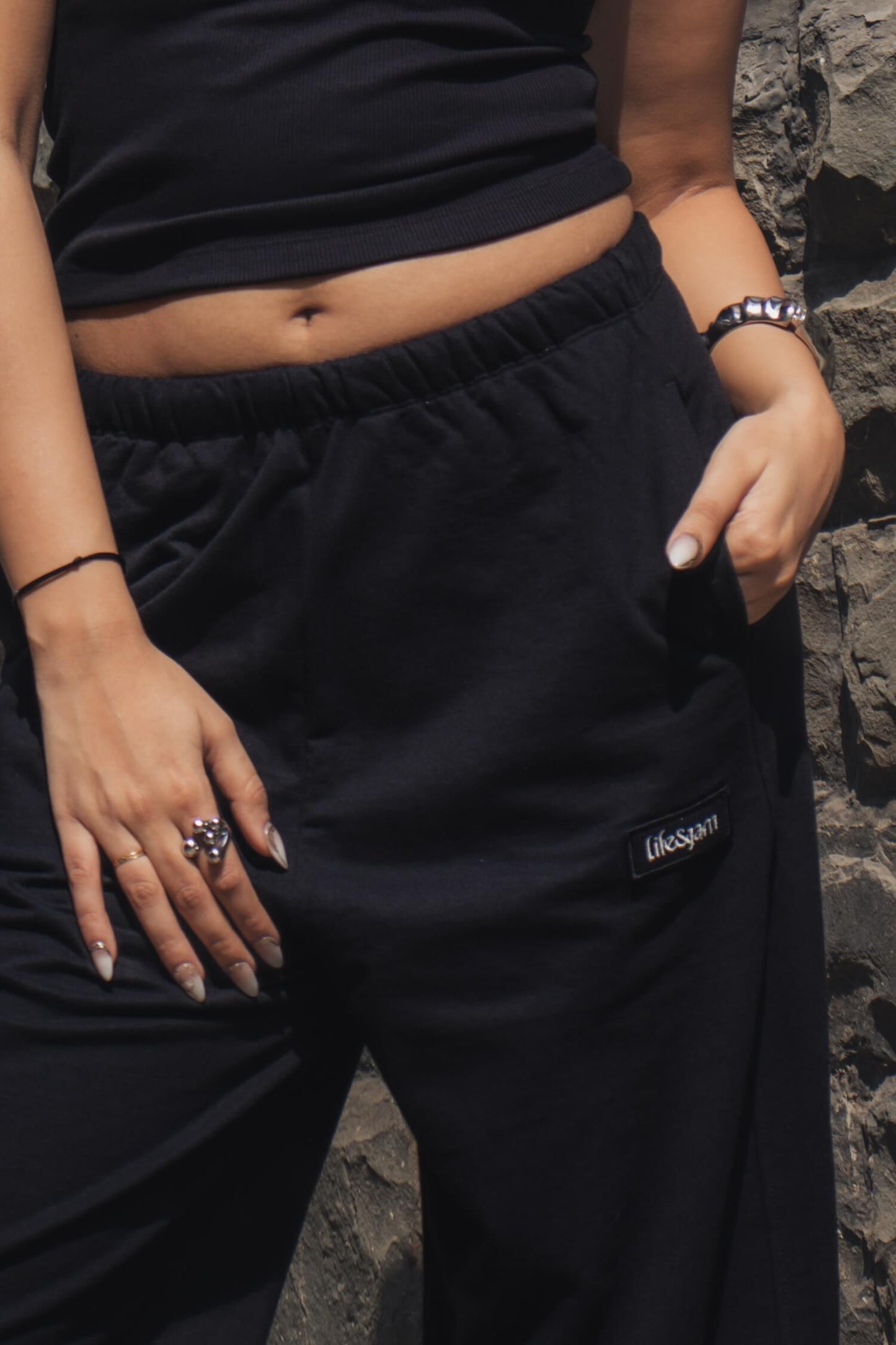 Oversized Loungers in True Black