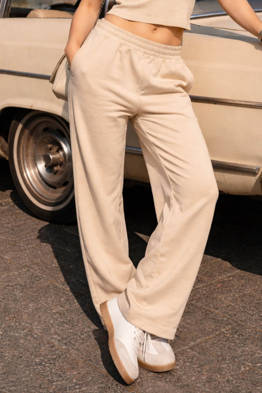 Straight-fit Everyday Lounge Pants in Marshmallow
