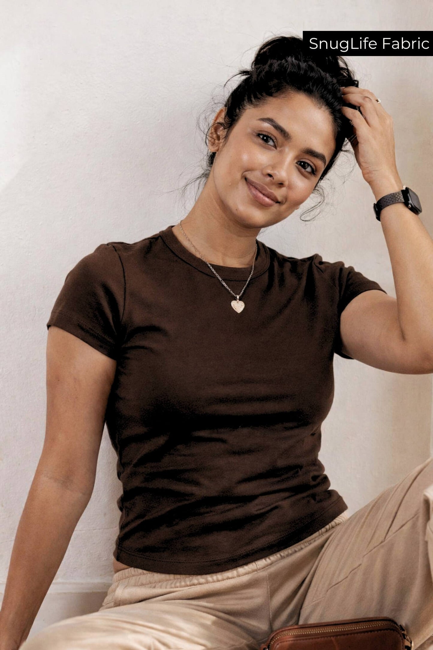 Everyday Tee in Rugged Brown