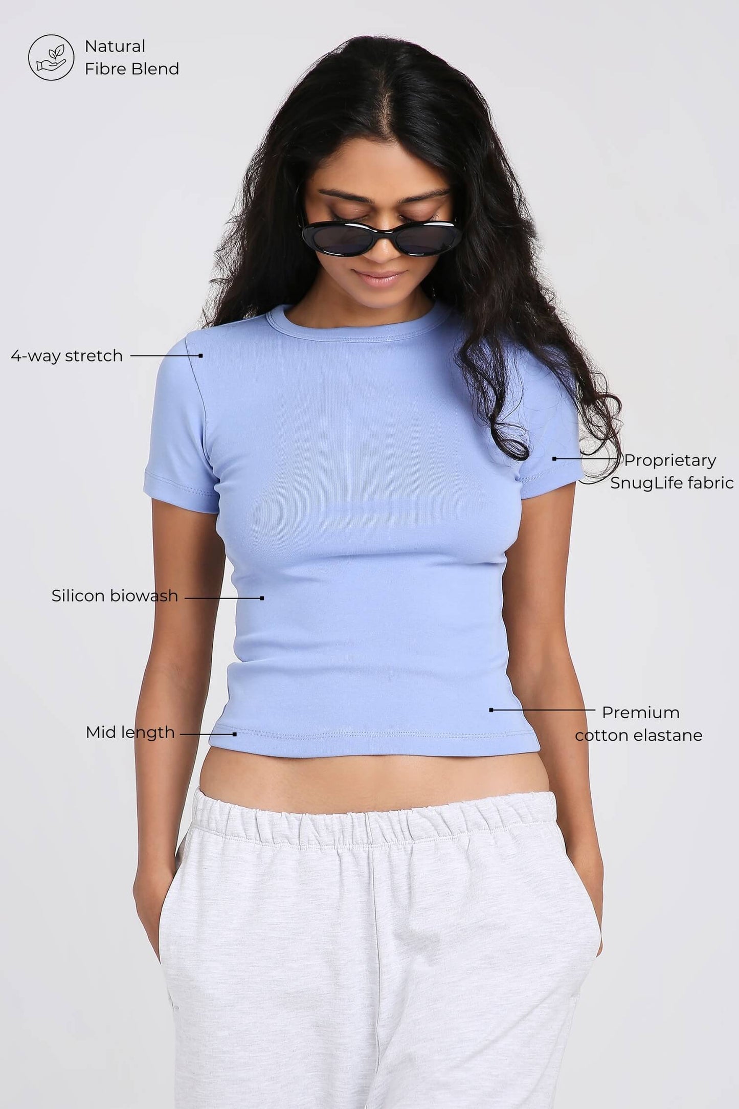 Everyday Tee in Ocean Pop