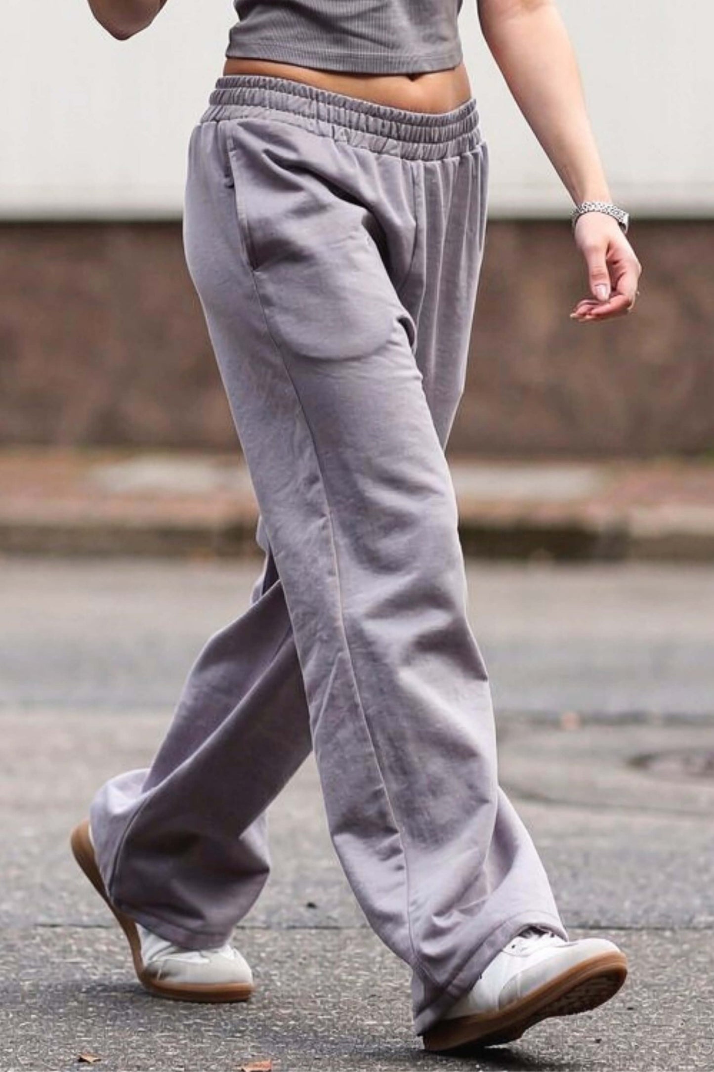 Straight-fit Everyday Lounge Pants in Grey