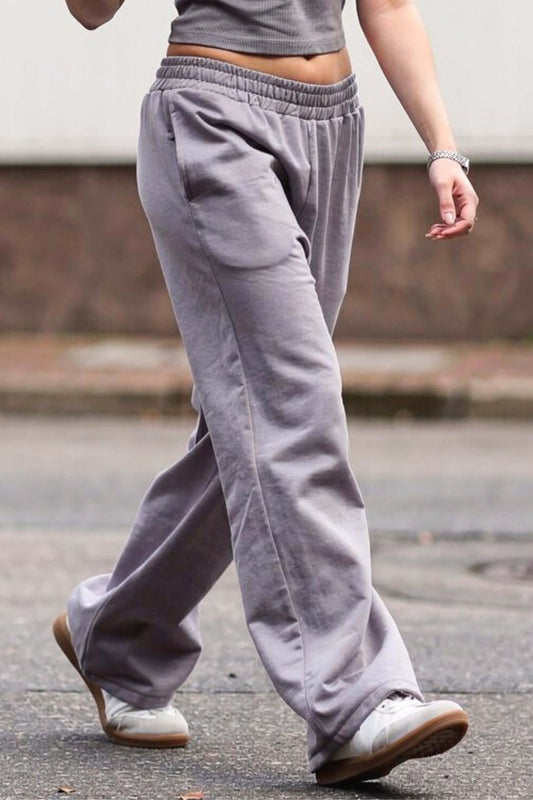 Straight-fit Everyday Lounge Pants in Grey