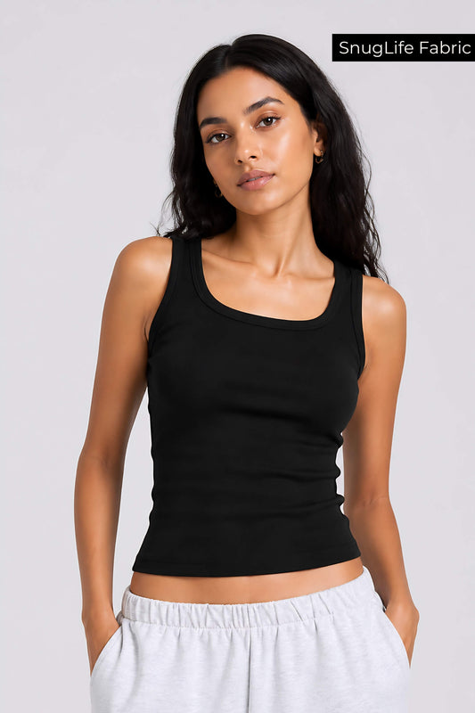 What's The Scoop Tee in True Black