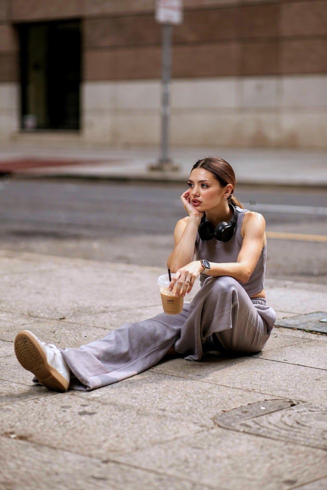 Straight-fit Everyday Lounge Pants in Grey