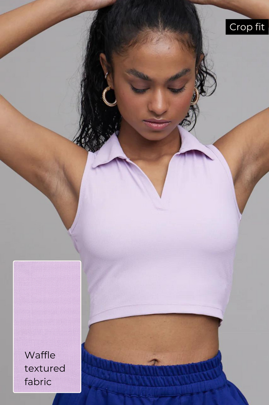 Sleeveless Quick-drying Gym/Casual Top in Lazy Lilac