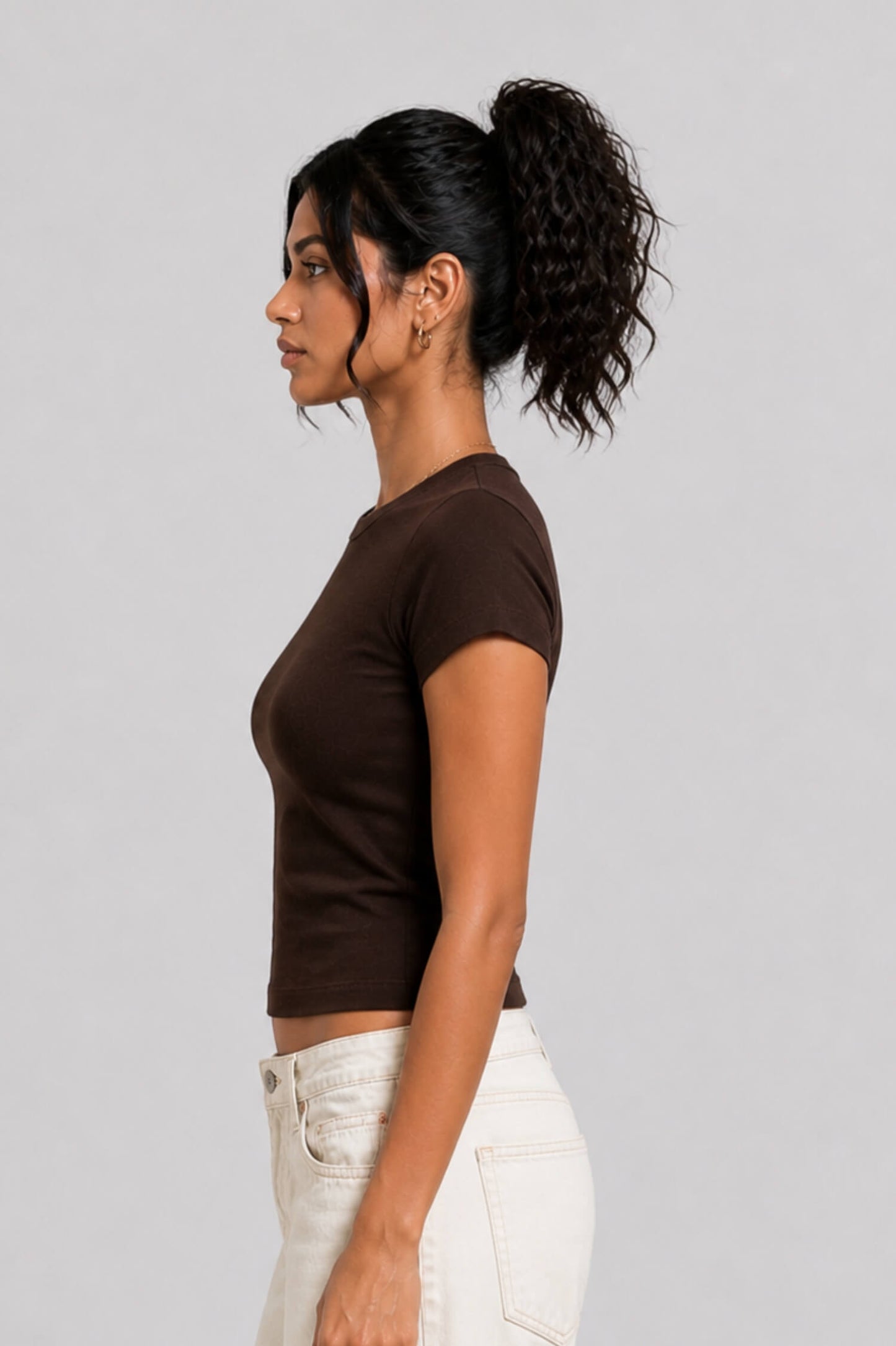 Everyday Tee in Rugged Brown