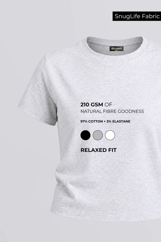Relaxed Tee in Greystone