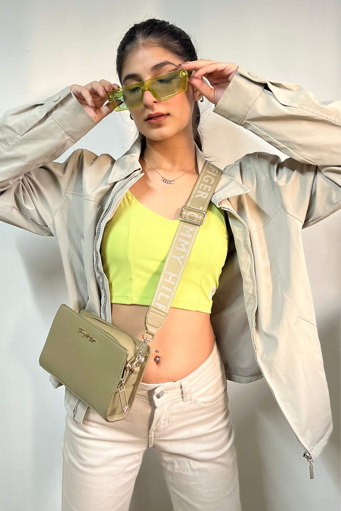 Breezy Ribbed Padded Sports Bra in Lemon - Life & Jam