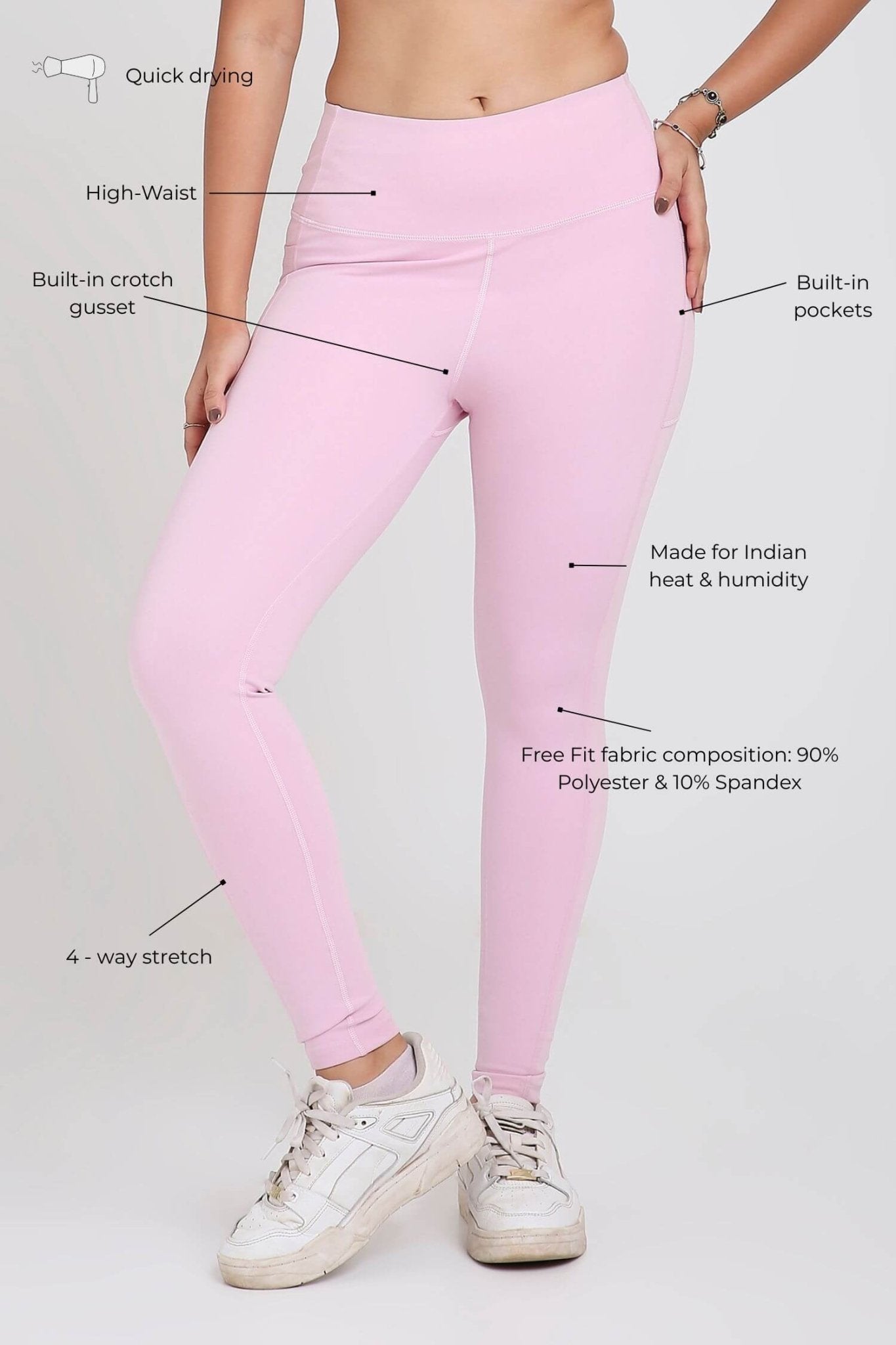 Dawn to Dusk Leggings in Cotton Candy 2.0 - Life & Jam