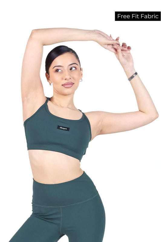 Everyday Bralette in Jungle Green - Life & Jam